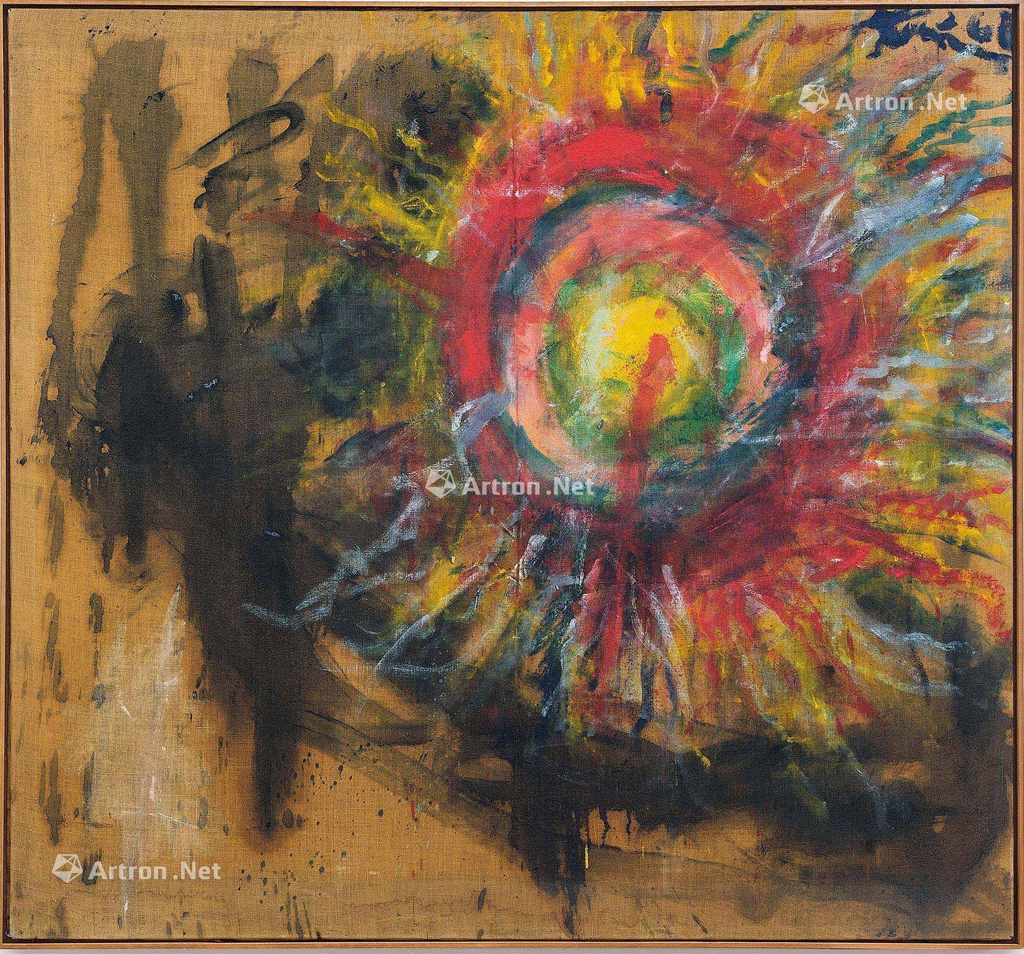 28301961年作太阳布面油画