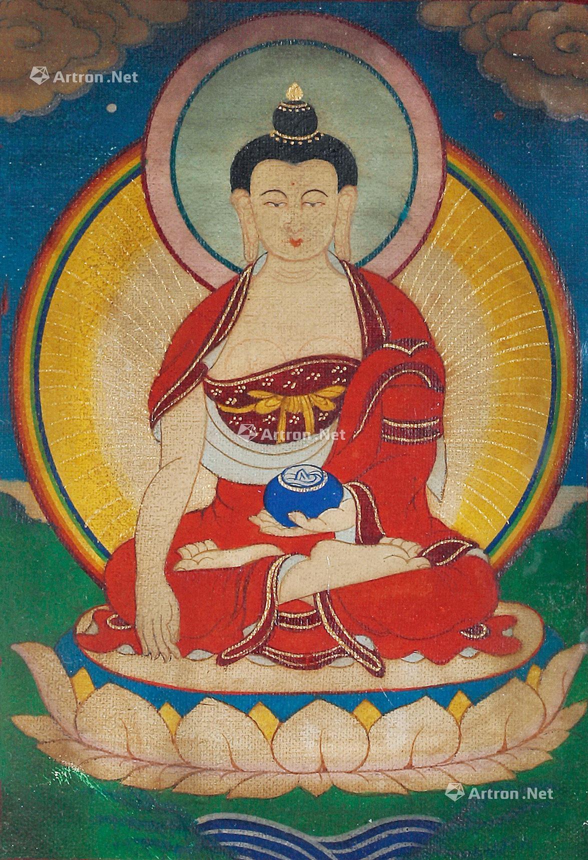 2005清无量寿佛唐卡