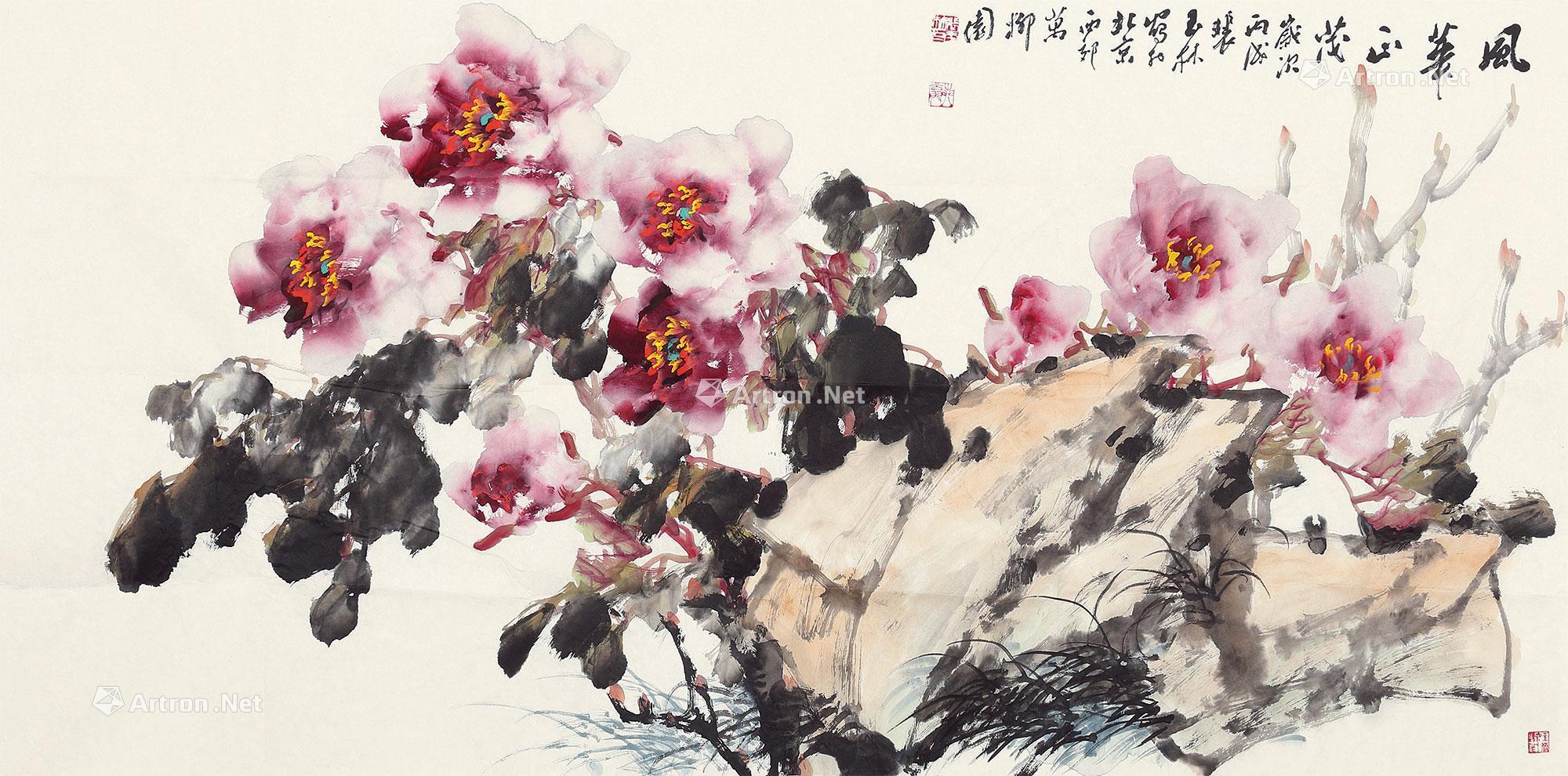 【风华正茂 镜芯 设色纸本】拍卖品_图片_价格_鉴赏_绘画_雅昌艺术品