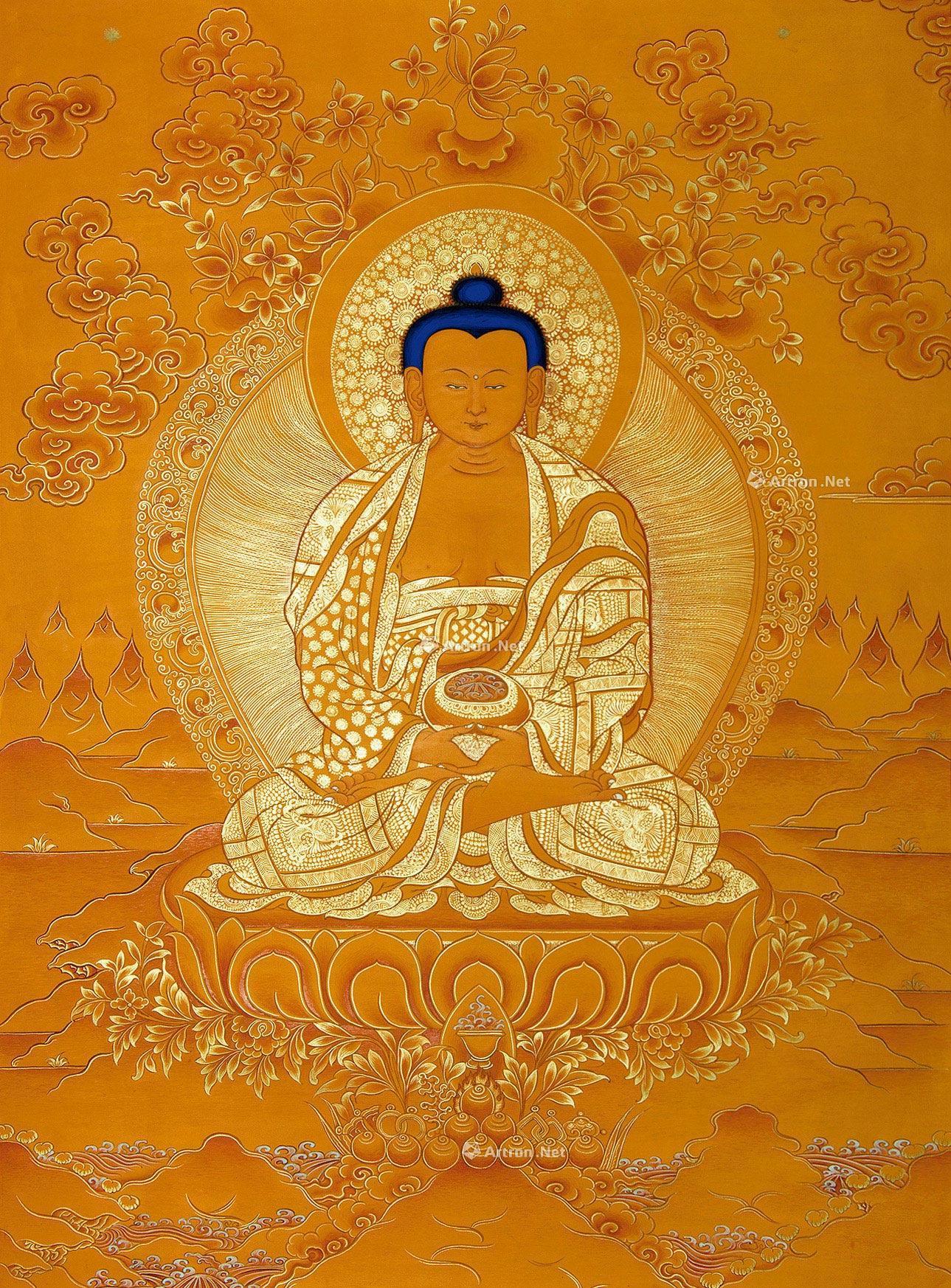 【橙金阿弥陀佛】拍卖品_图片_价格_鉴赏_唐卡_雅昌艺术品拍卖网