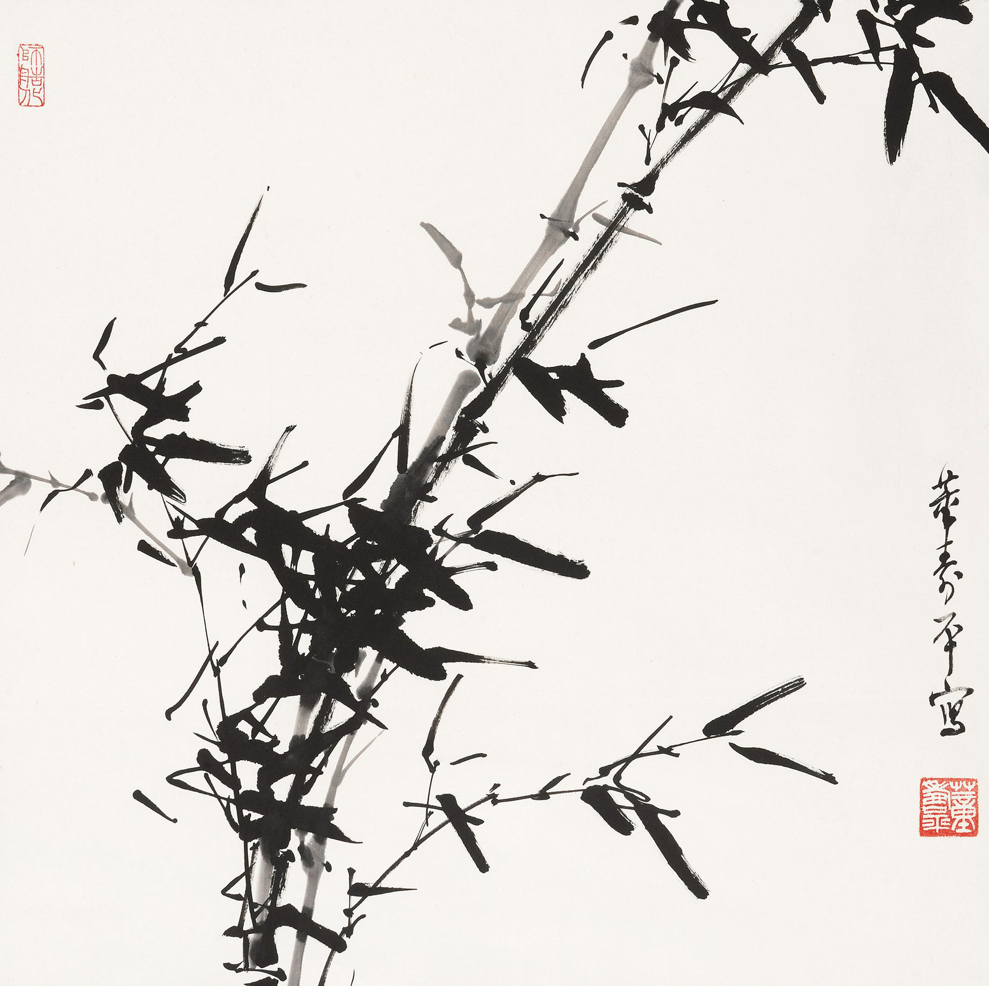 【墨竹 立轴 水墨纸本】拍卖品_图片_价格_鉴赏_绘画_雅昌艺术品拍卖网