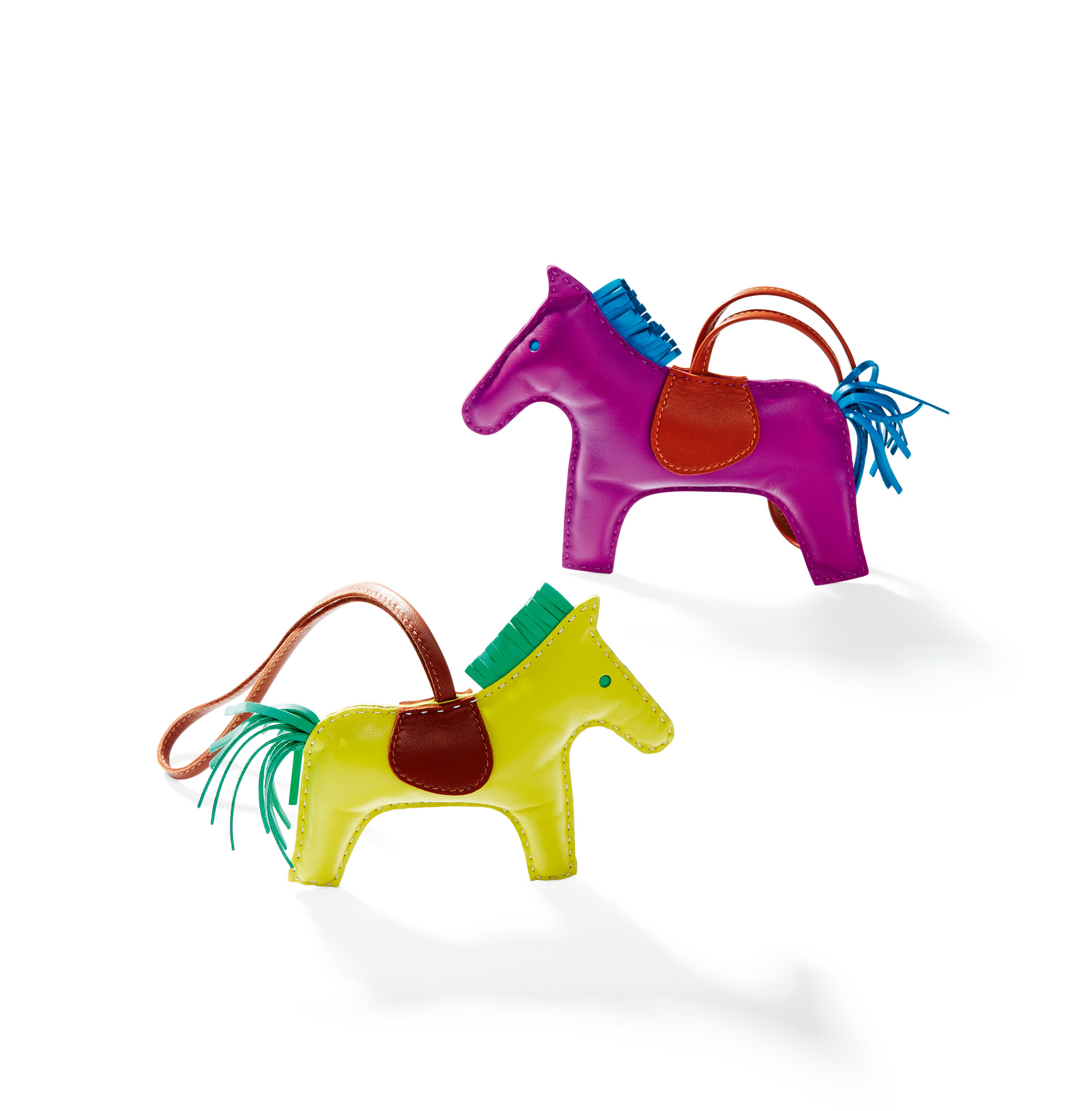 2201 爱马仕2015 swift牛皮rodeo小马挂饰 (一组两件)