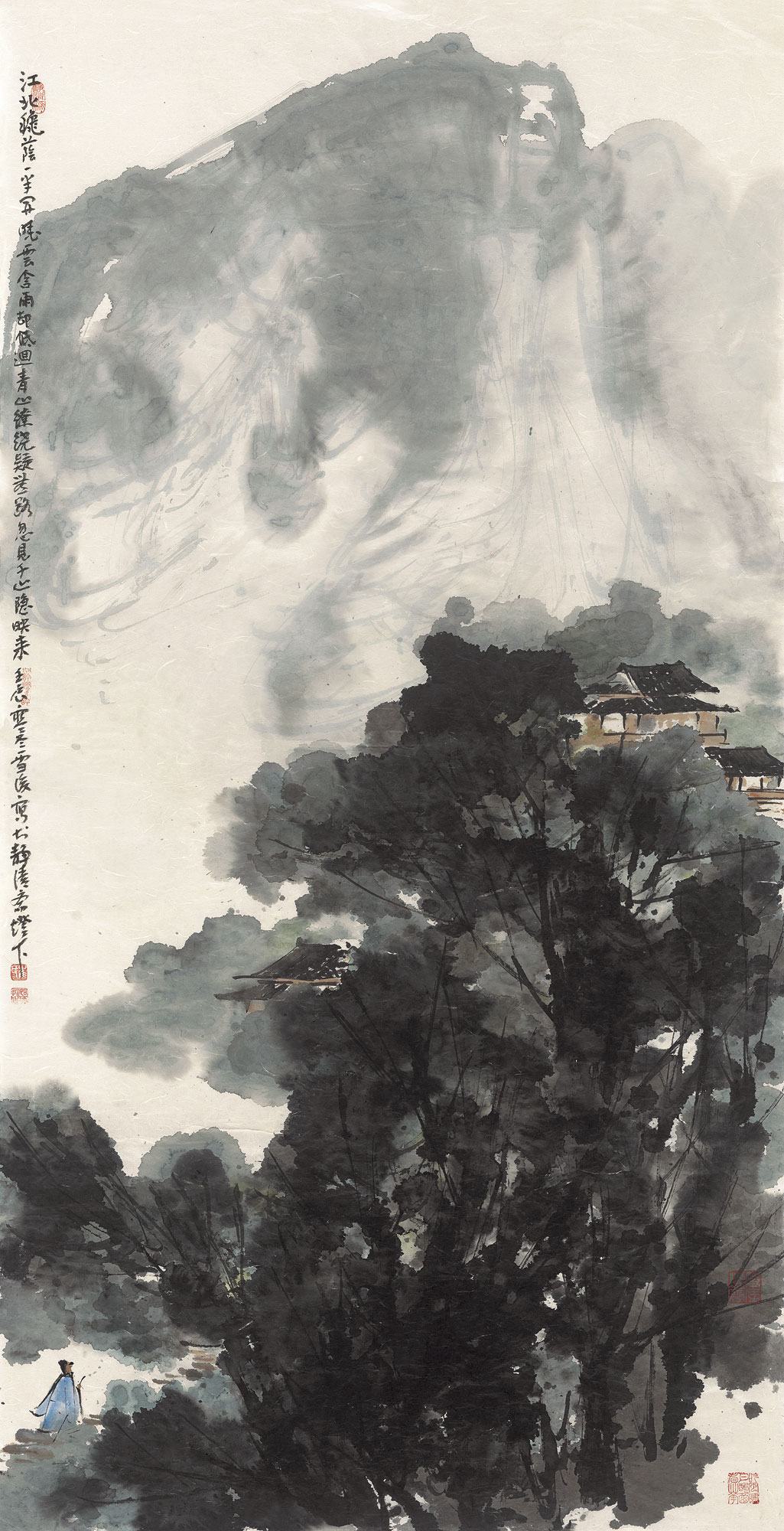 【2012年作 江北秋荫一半开 镜心 设色纸本】拍卖品_图片_价格_鉴赏_绘画_雅昌艺术品拍卖网
