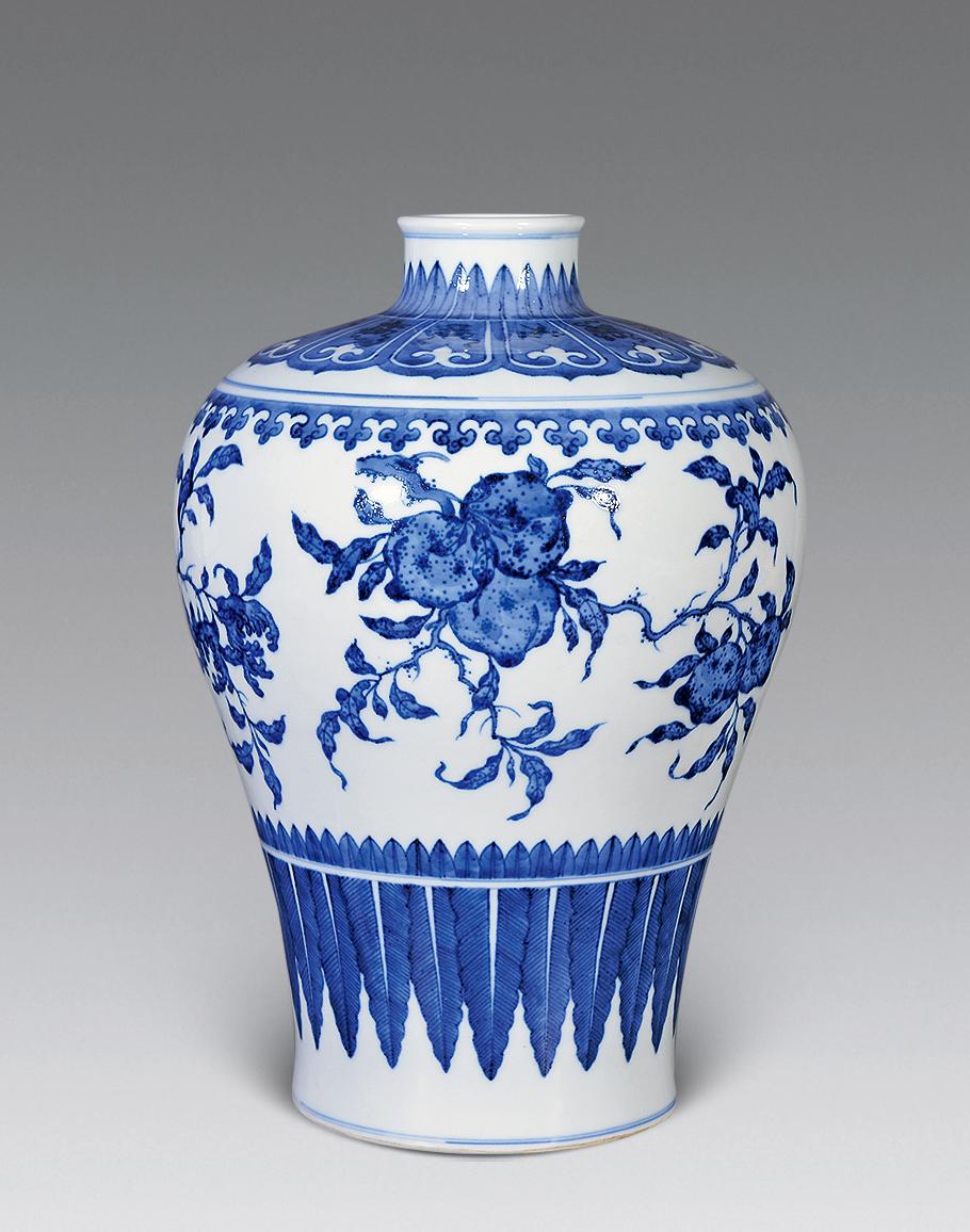 【清光绪 青花花果梅瓶】拍卖品_图片_价格_鉴赏_清代青花瓷器_雅昌
