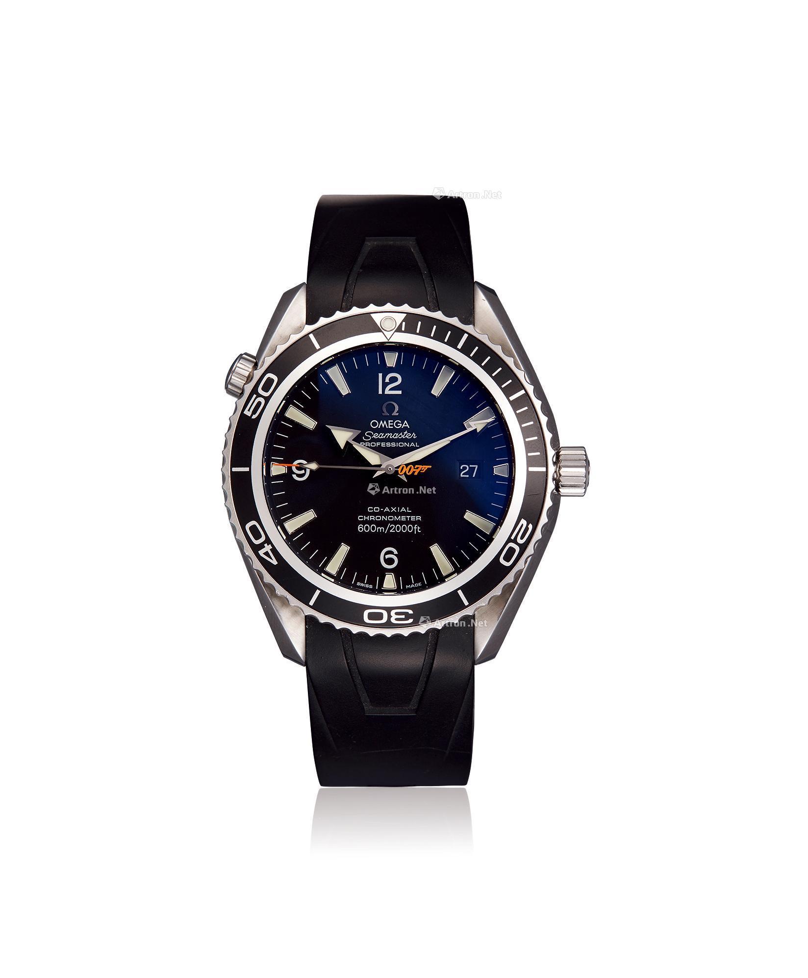 2611欧米茄海马007系列精钢潜水腕表