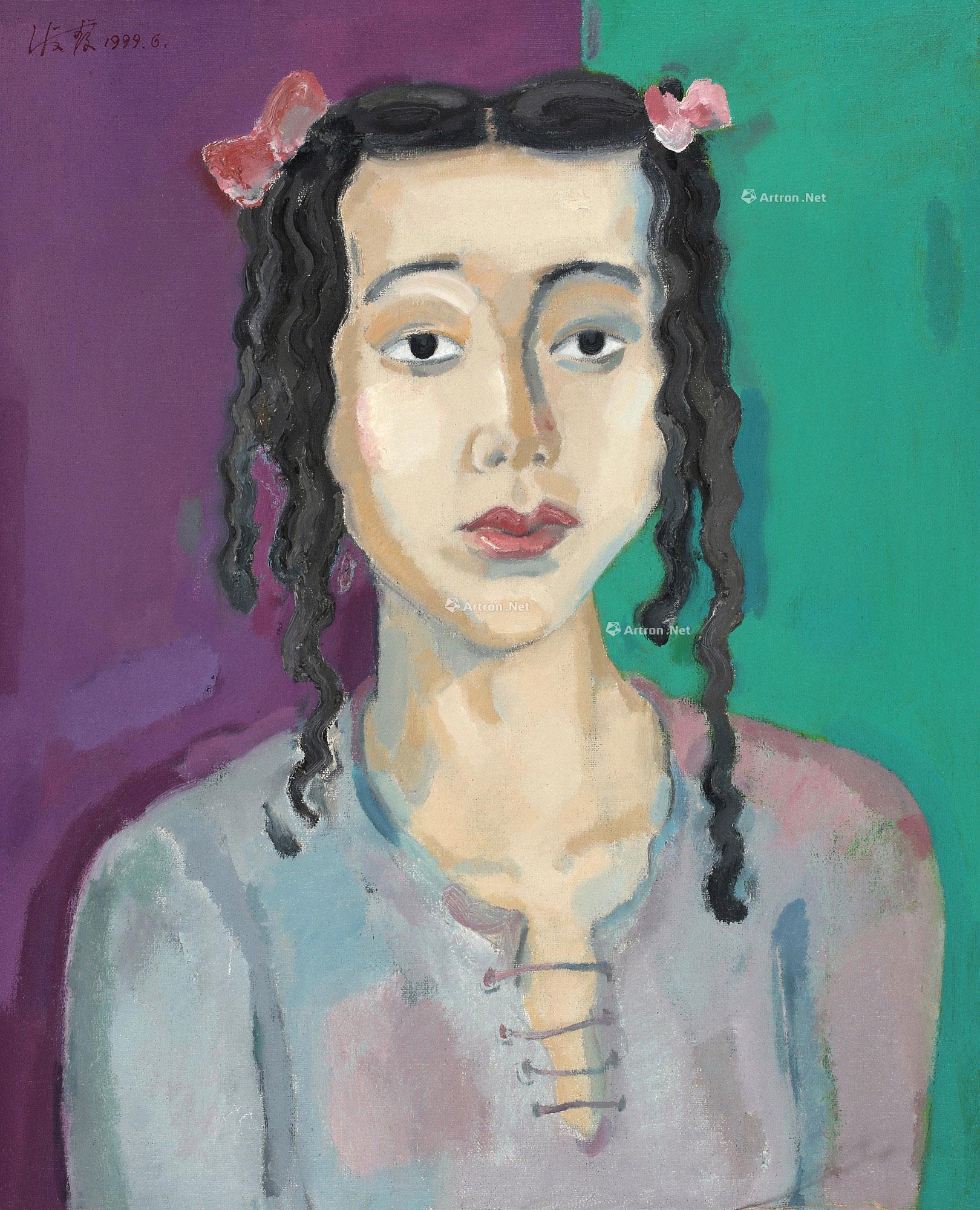 19331999年作女孩布面油画