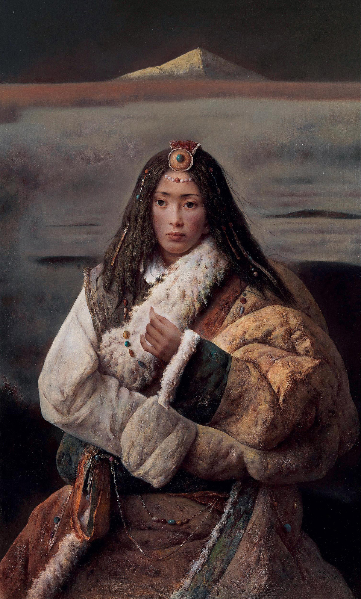 35252015年作云端布面油画