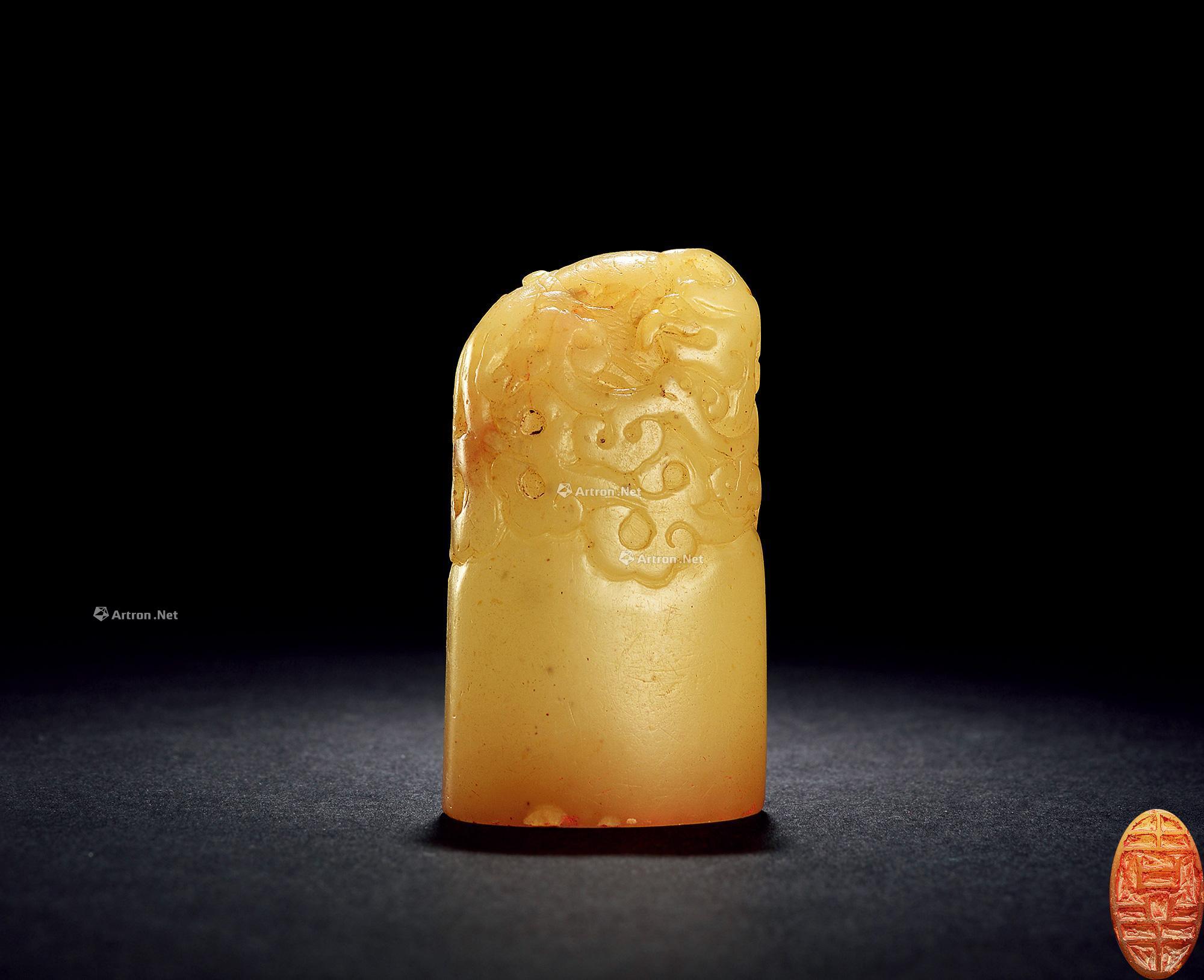 【赵之谦 寿山芙蓉石椭形章】拍卖品_图片_价格_鉴赏_笔墨纸砚_雅昌