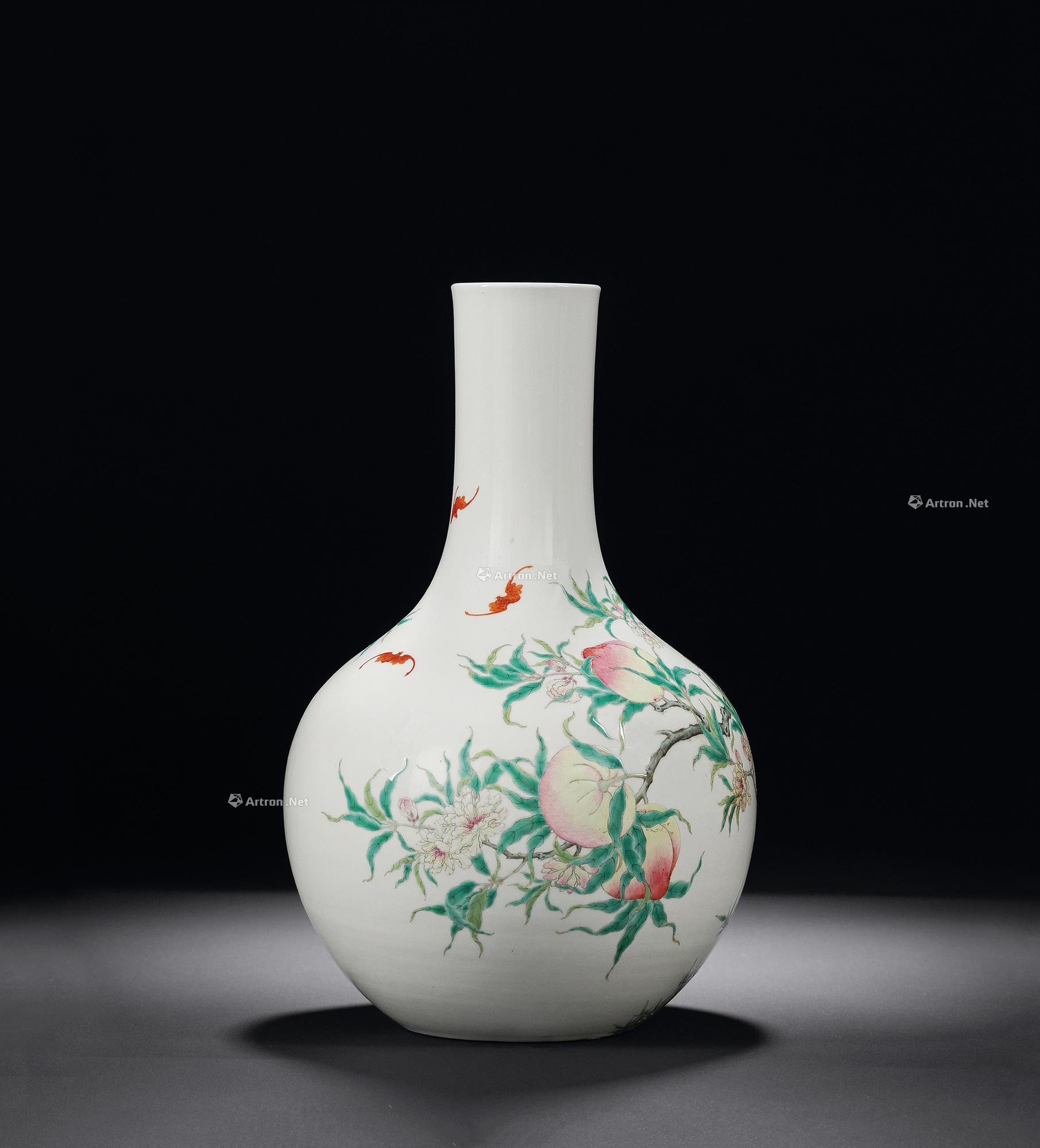 純正買蔵中国陶瓷◆「 清◆ 粉彩 人物図賞瓶◆ 」極細工 唐物 中国美術 文房 古玩 清