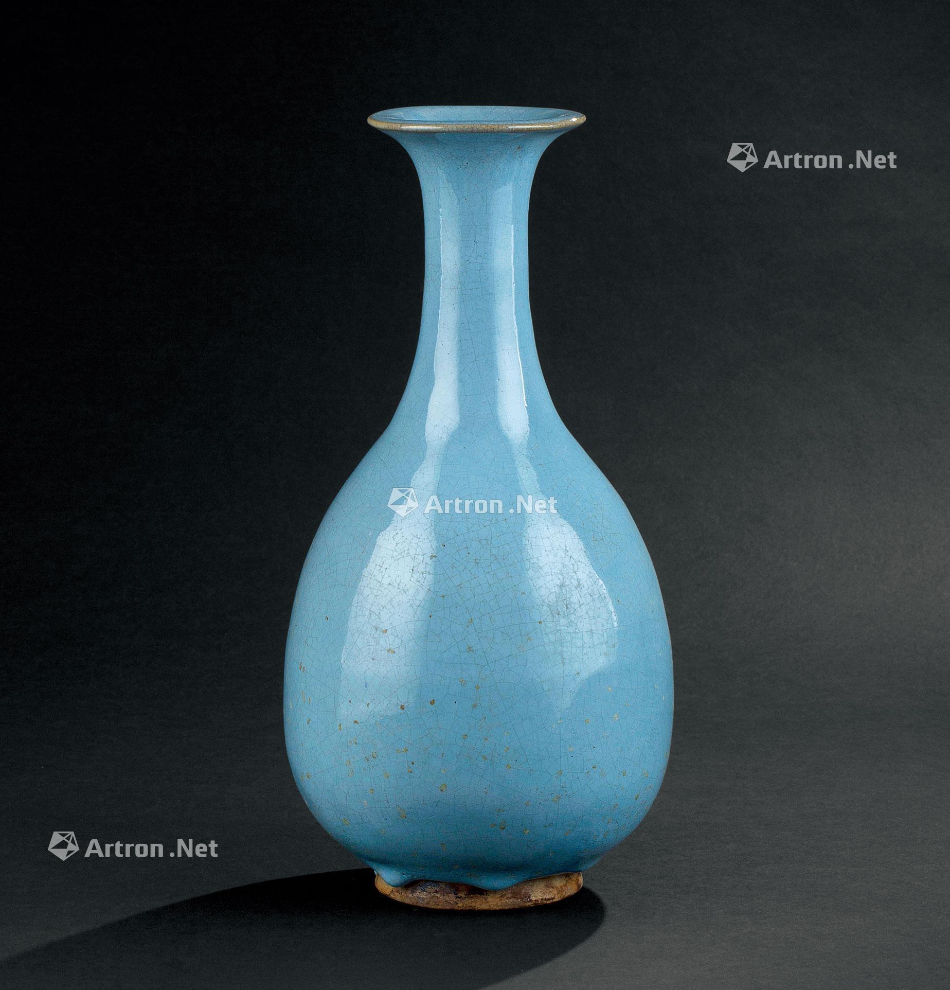 1095 清代(1644-1911) 宜钧釉玉壶春瓶