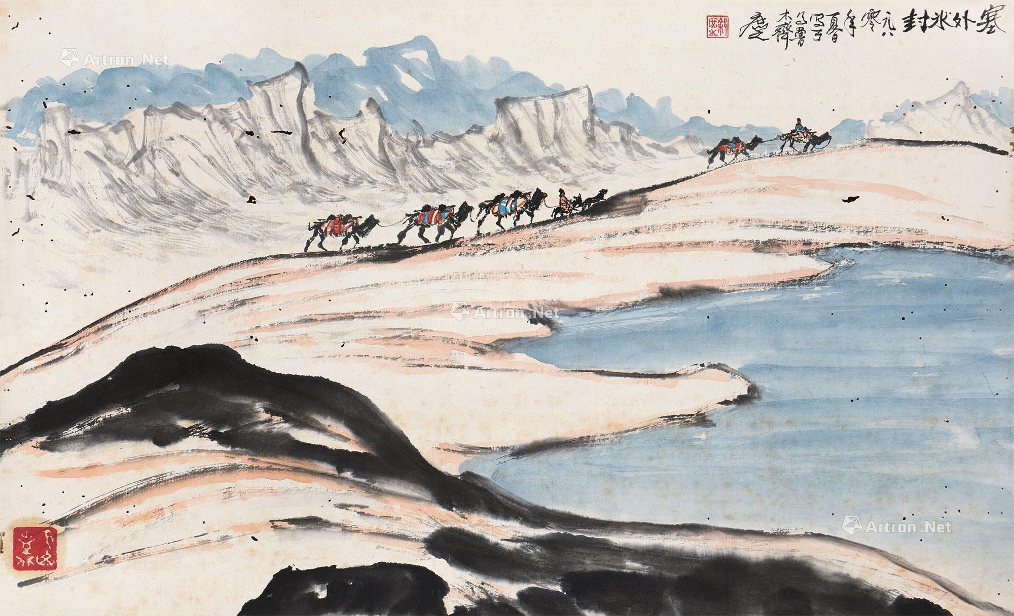 【塞外冰封 立轴 设色纸本】拍卖品_图片_价格_鉴赏_绘画_雅昌艺术品拍卖网