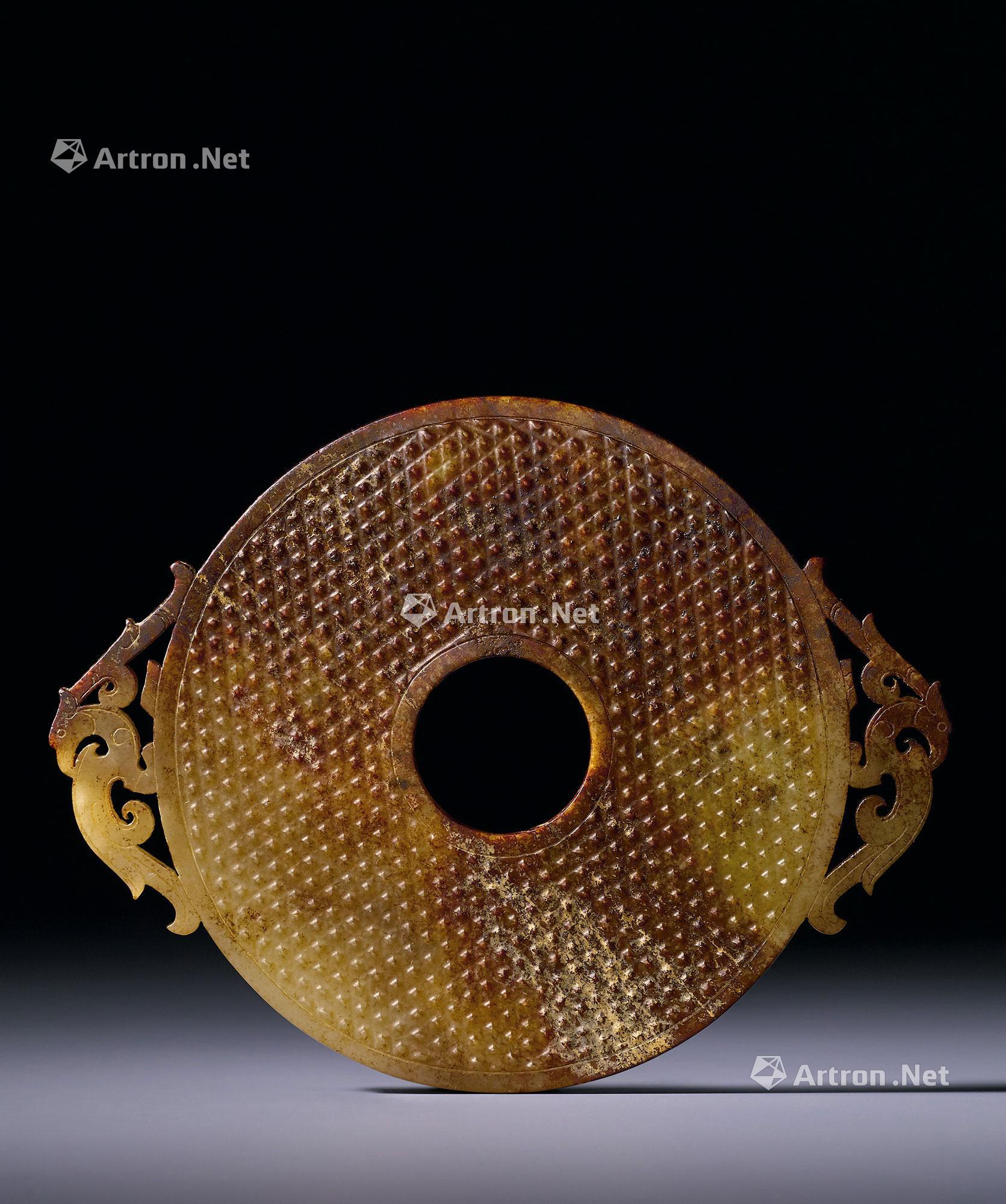 【西汉 白玉谷纹双凤出廓璧】拍卖品_图片_价格_鉴赏_玉石器其它_雅昌艺术品拍卖网