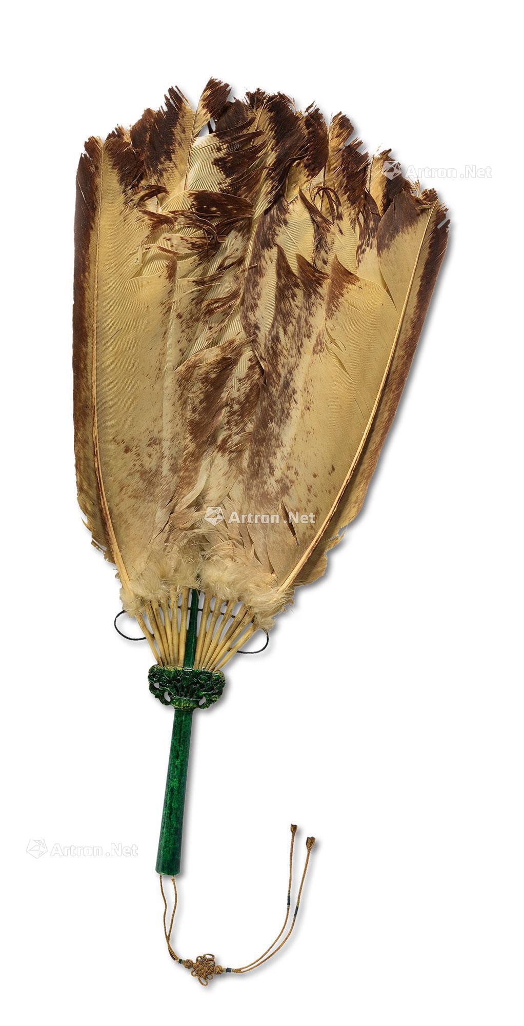 2168清虬角柄羽扇