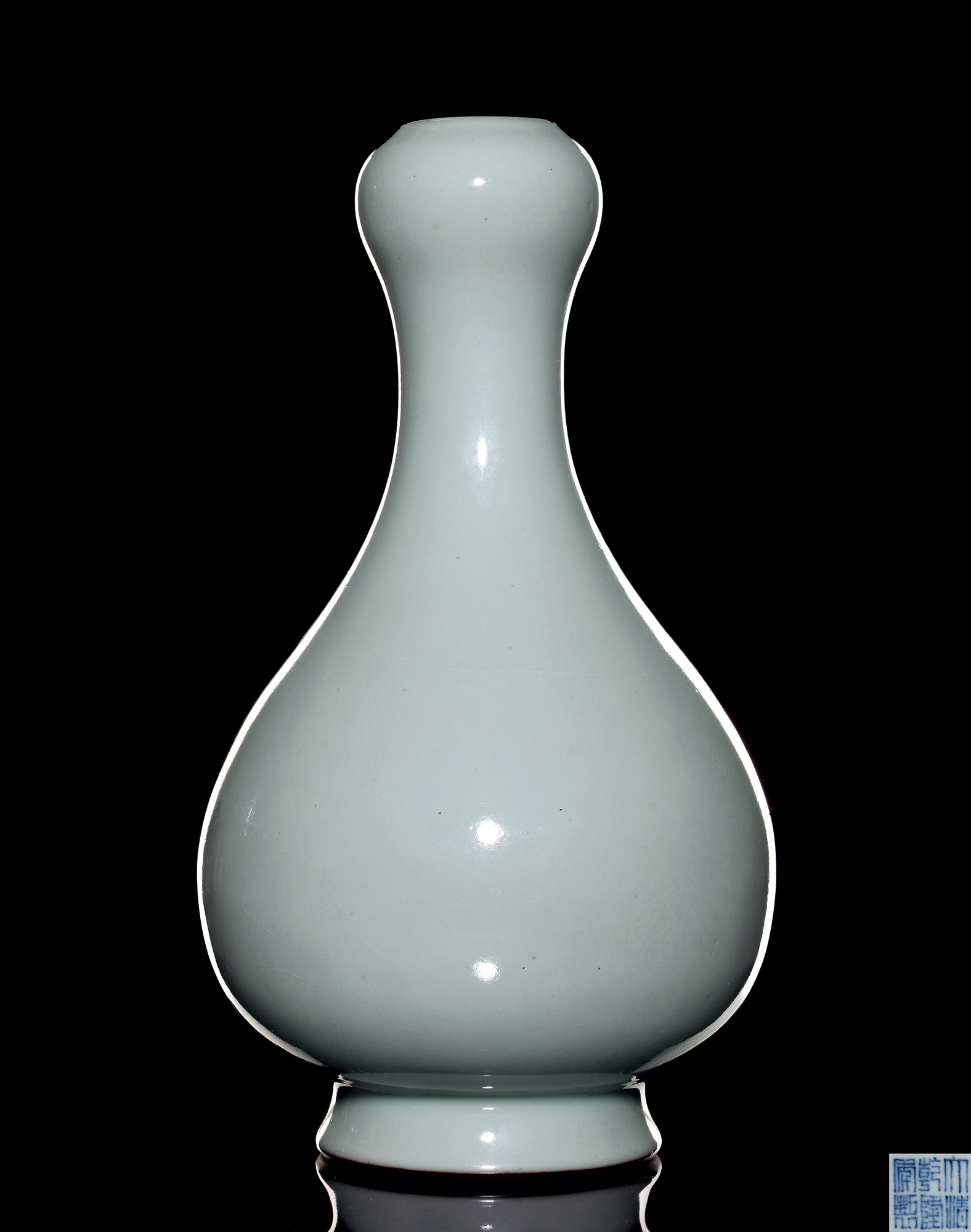 【清乾隆 仿官釉蒜头瓶】拍卖品_图片_价格_鉴赏_清代单色釉瓷器_雅昌