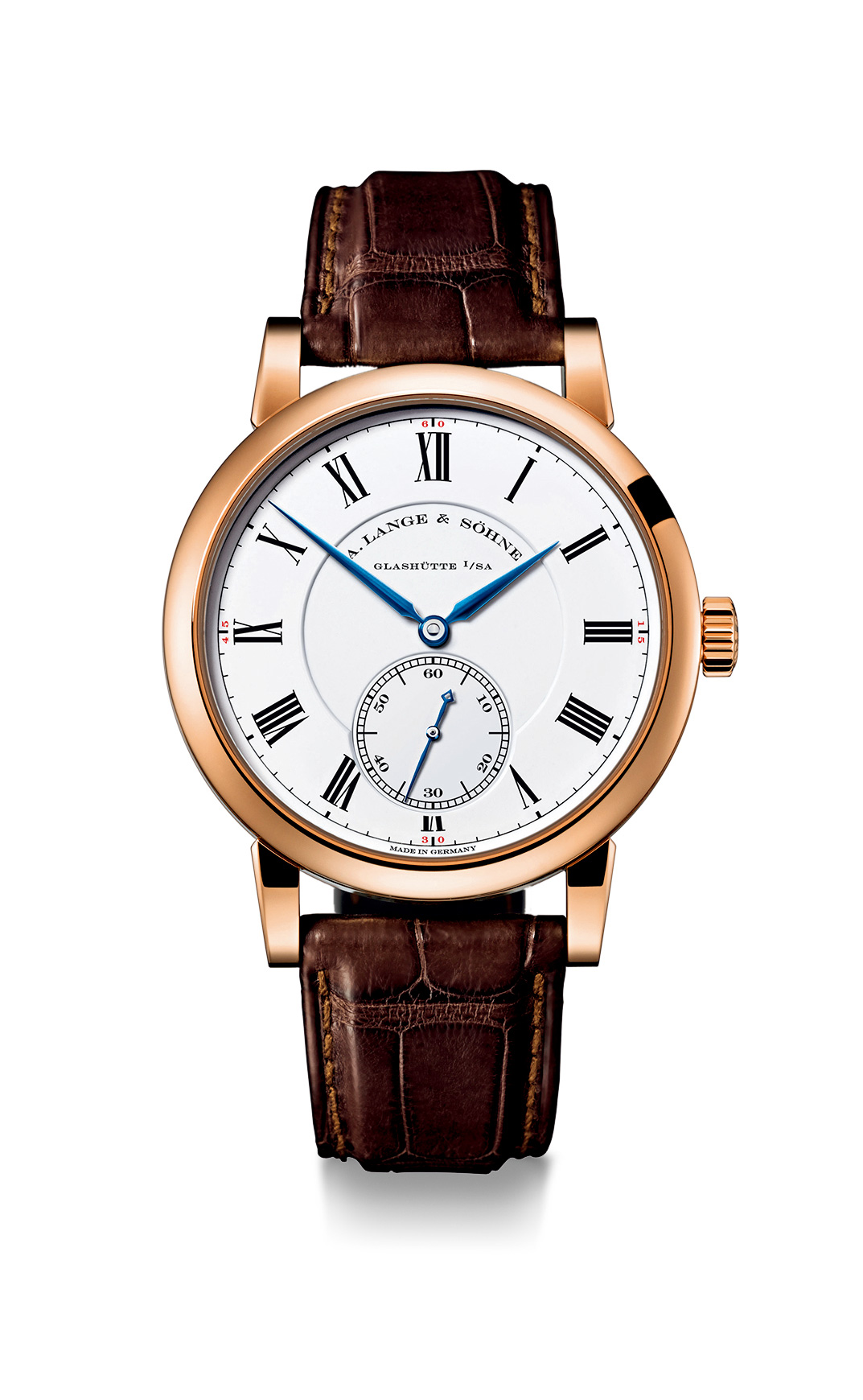 2291 朗格 精致罕有,限量版玫瑰金芝麻链机械腕表,备小秒盘,「pour le