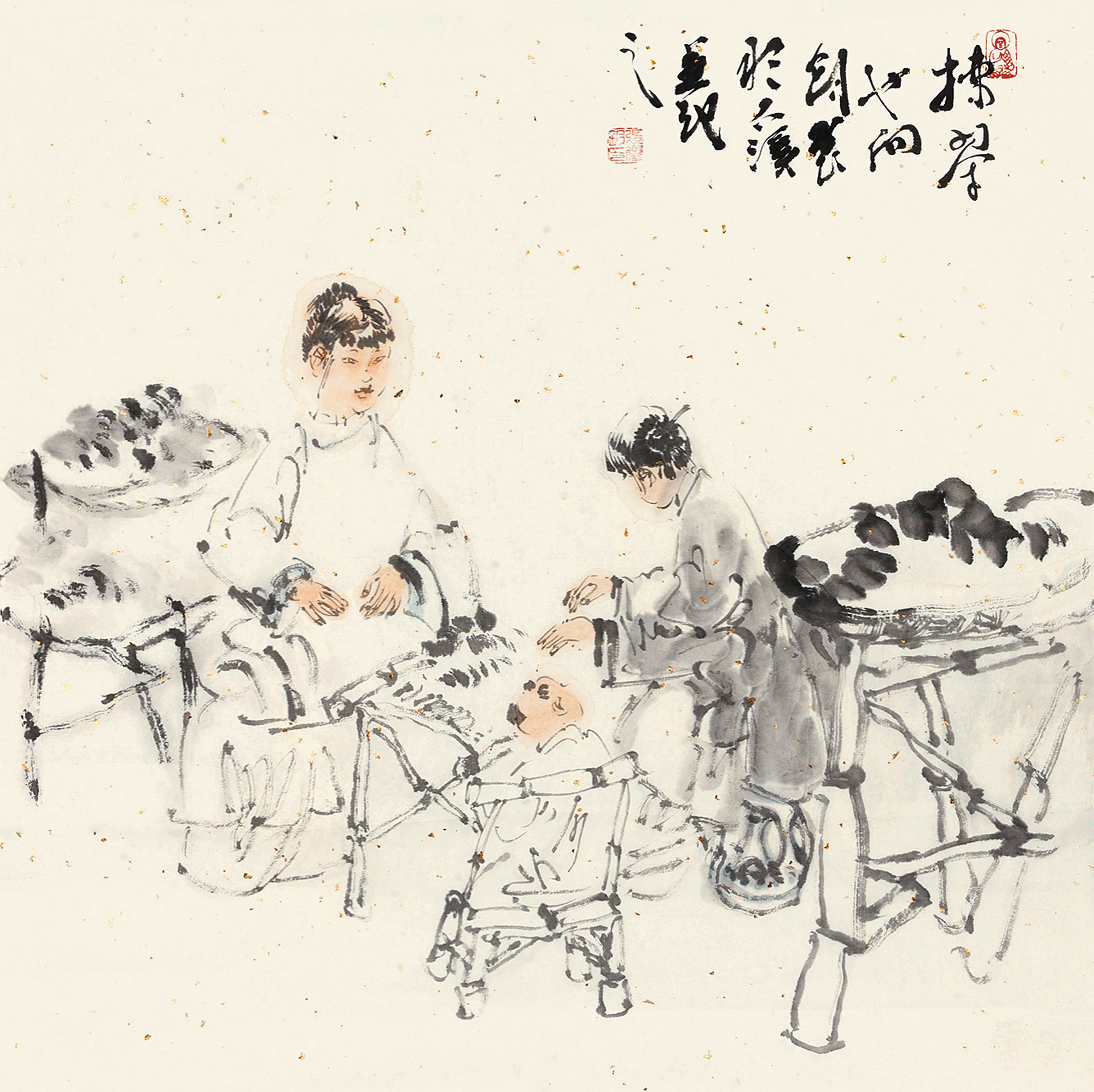 【19茶图 镜心 设色纸本】拍卖品_图片_价格_鉴赏_绘画_雅昌艺术品