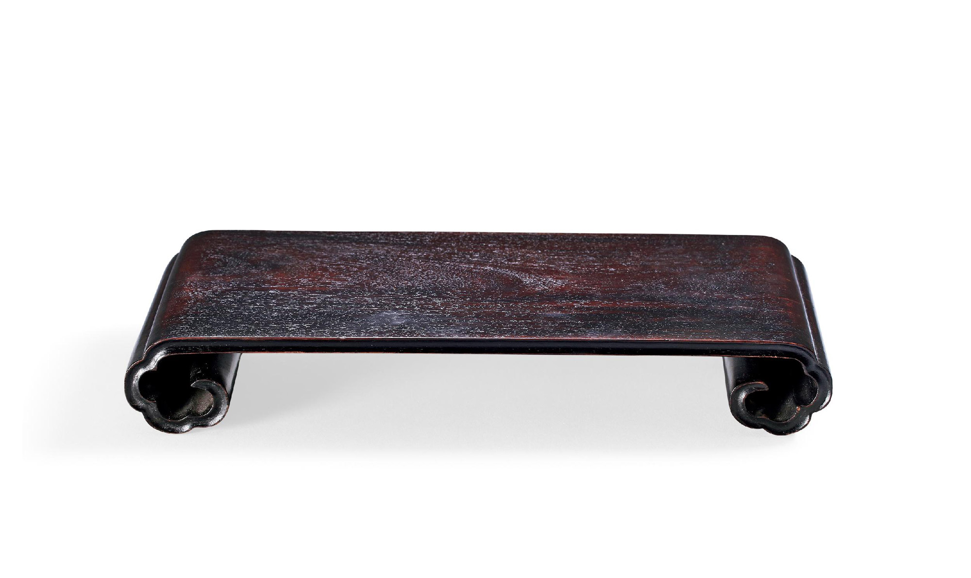 5626 清 紫檀下卷小案几