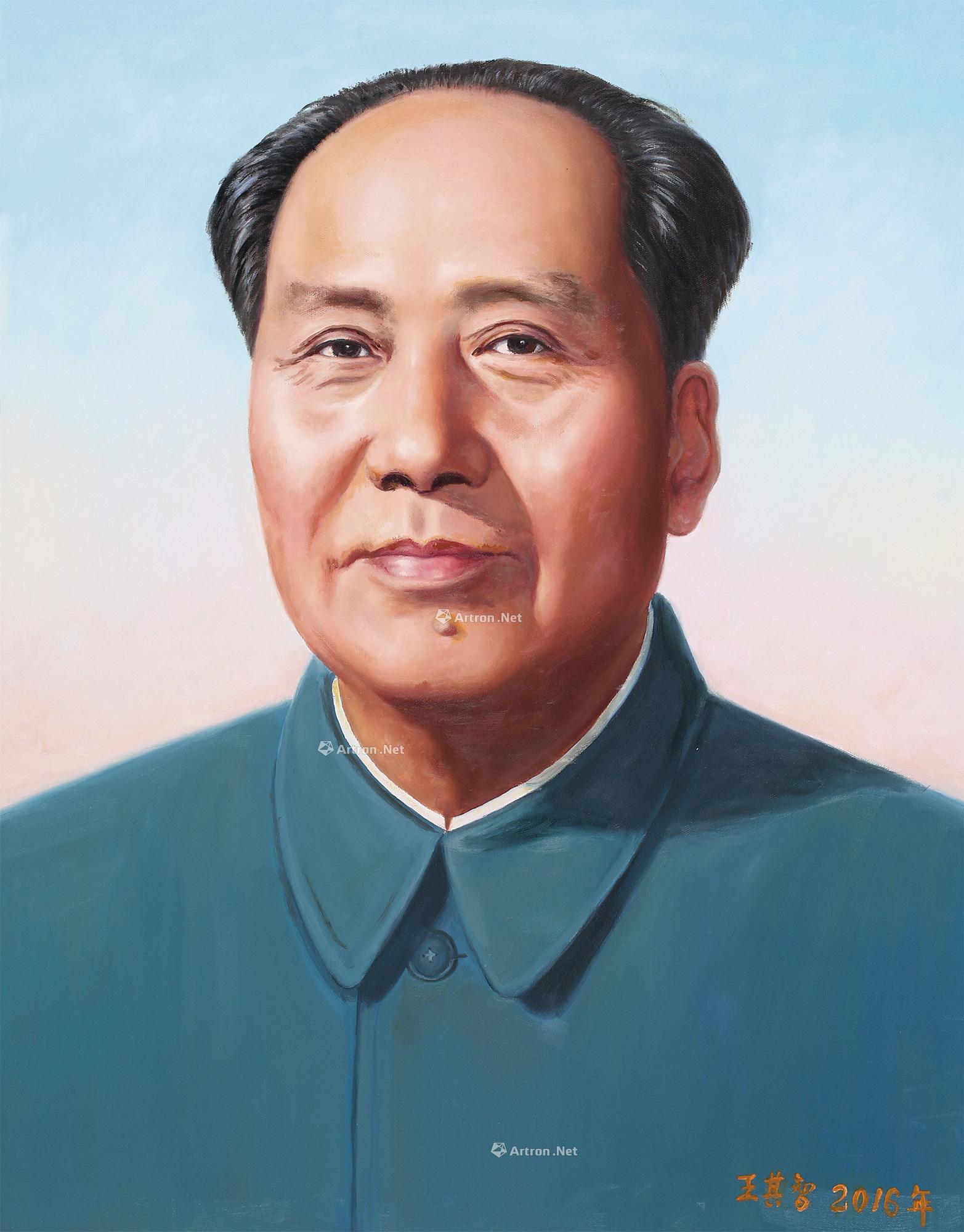 伟大领袖毛主席画像43装饰画超高清大图原图扫描真迹全图书画图片下载