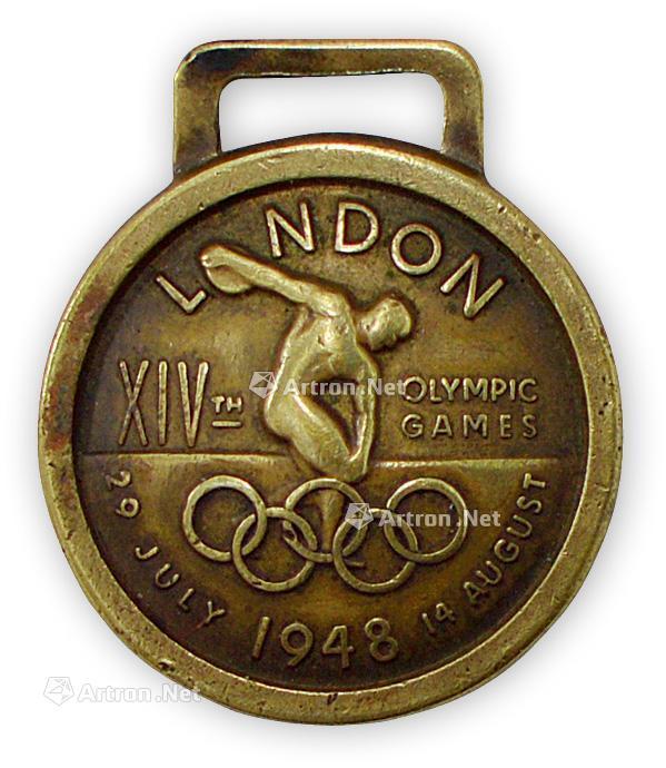 32071948年第14届伦敦奥运会纪念章1枚