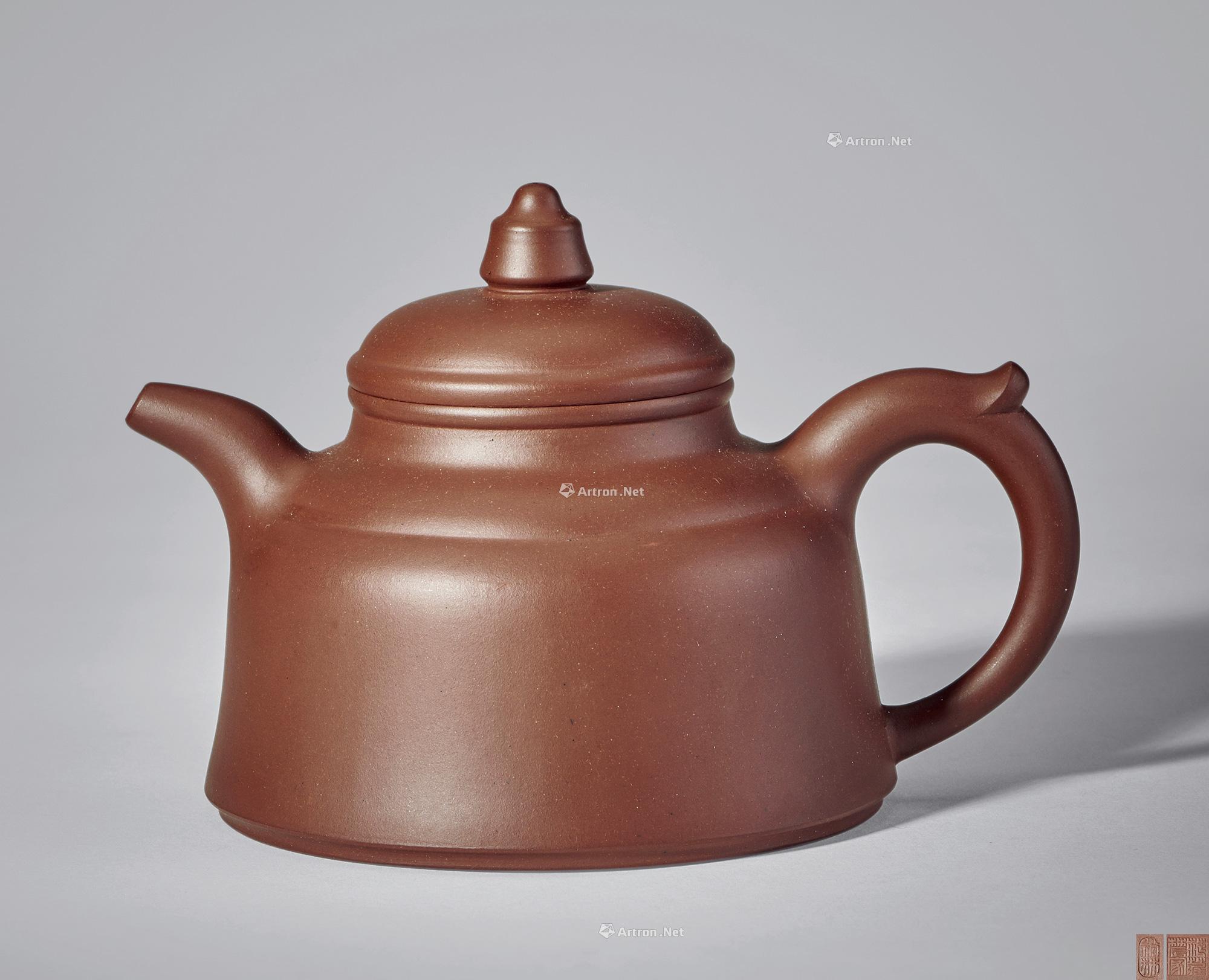 【清晚期 范庄农家款紫泥钟式壶】拍卖品_图片_价格_鉴赏_紫砂_雅昌