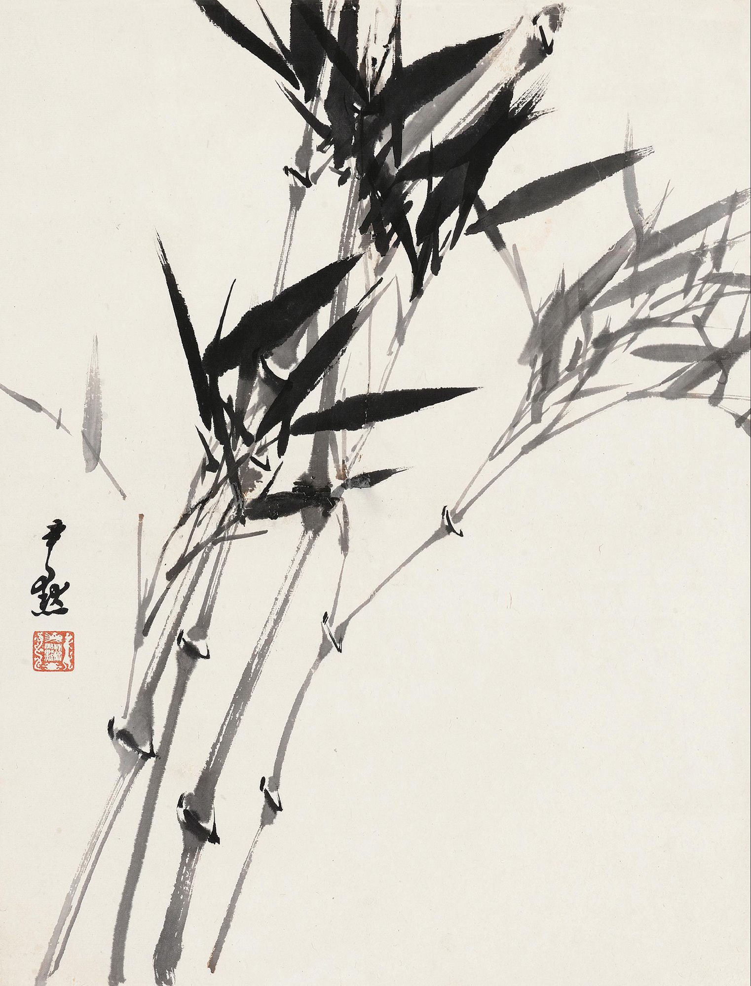 【墨竹 立轴 水墨纸本】拍卖品_图片_价格_鉴赏_绘画_雅昌艺术品拍卖网