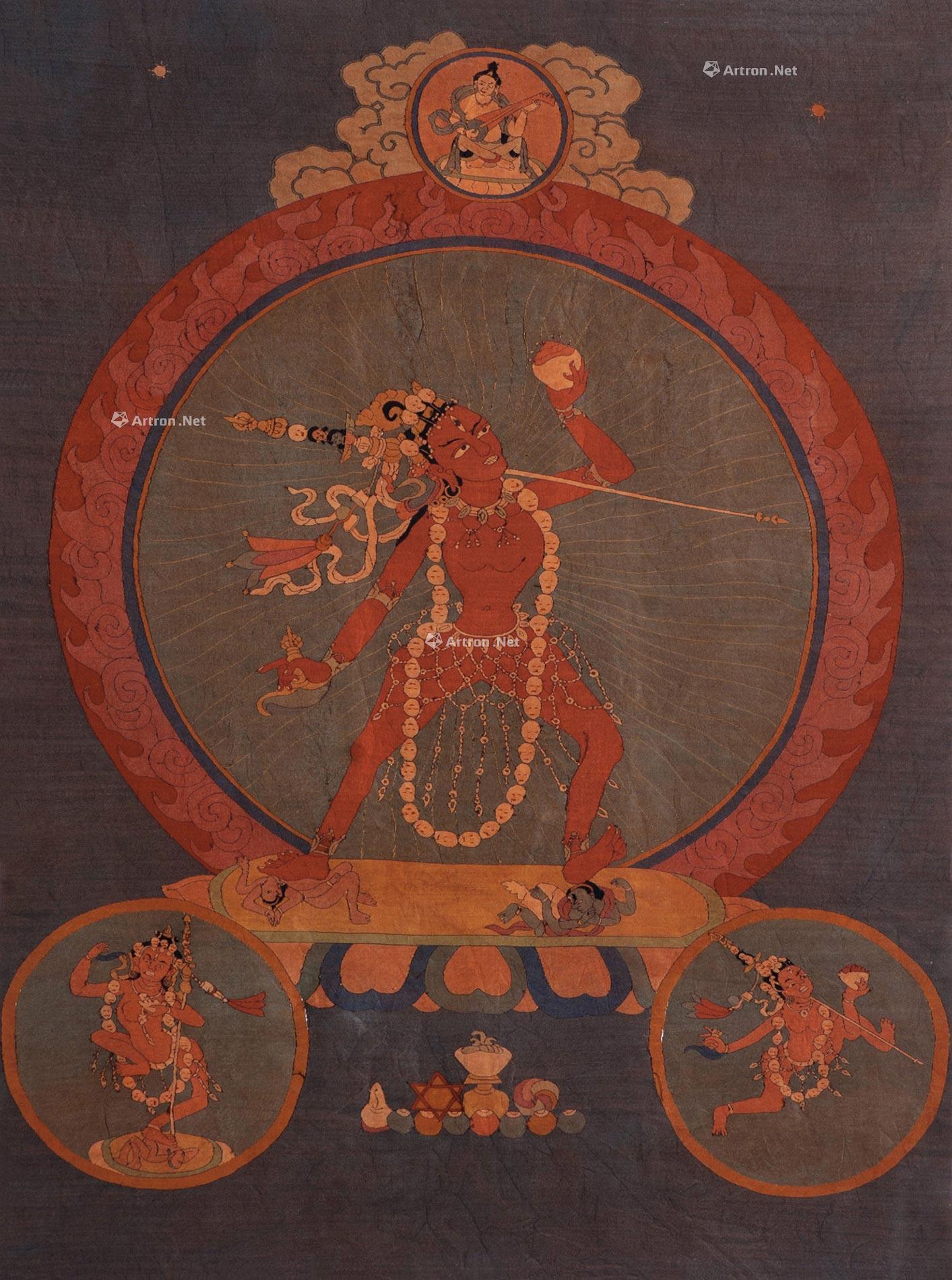 0498清金刚亥母唐卡