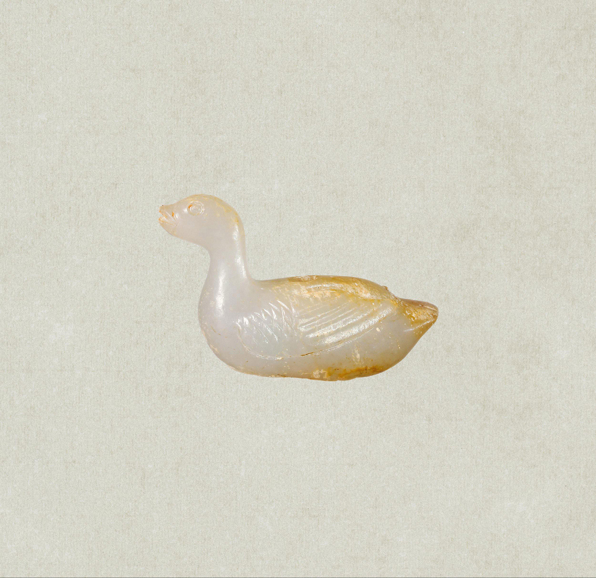 粉彩雕瓷鸭 - 故宫博物院