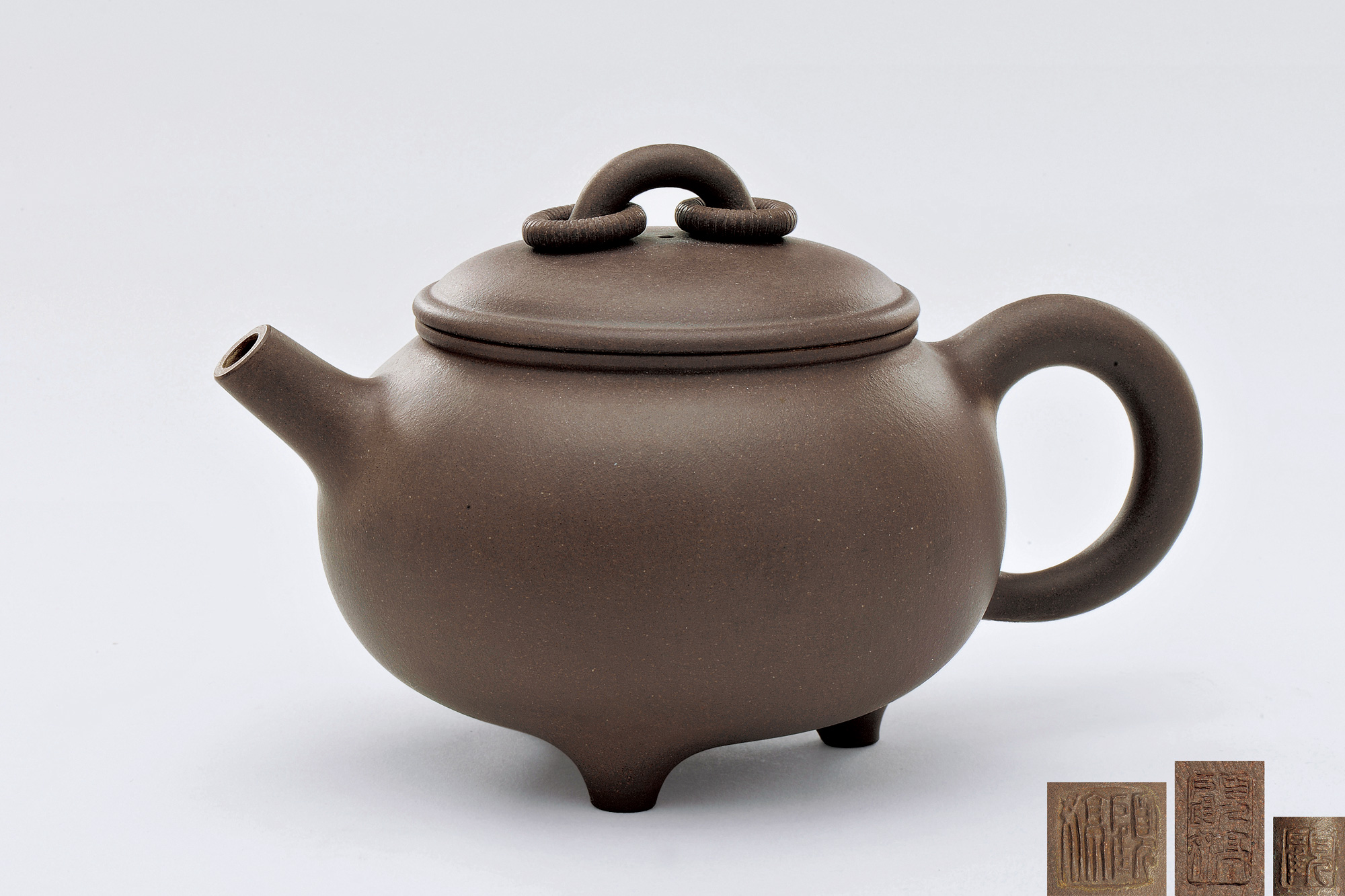 【当代 顾婷制双圈三足炉鼎壶】拍卖品_图片_价格_鉴赏_紫砂_雅昌艺术