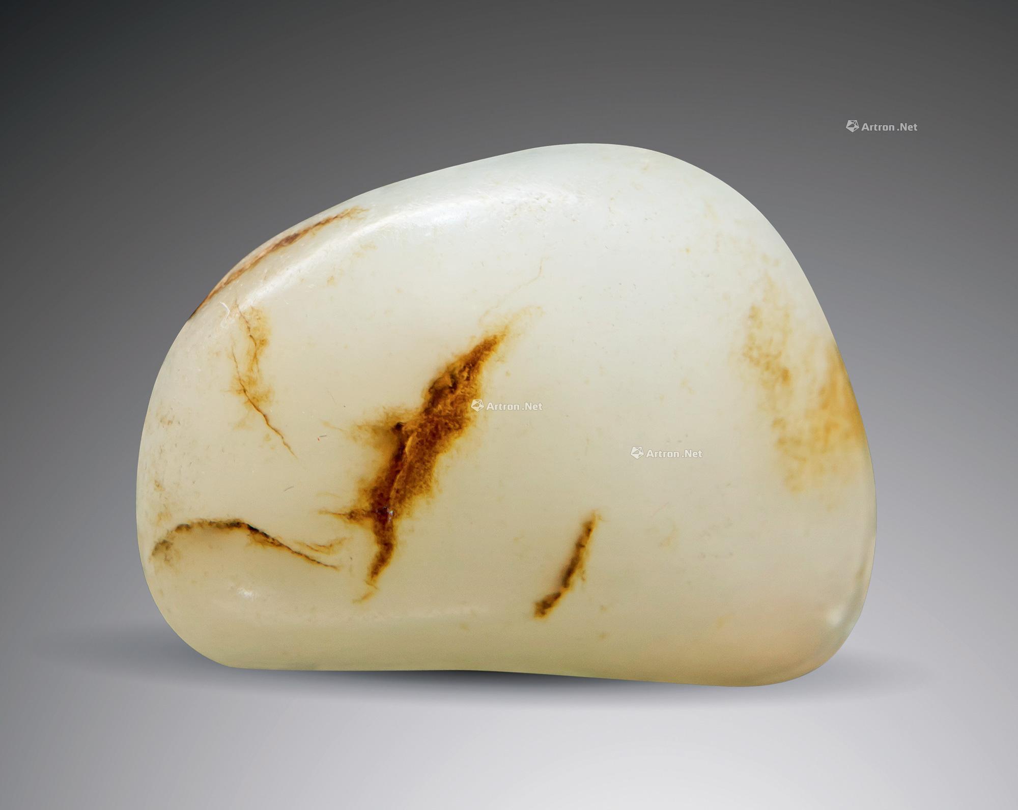 1823和田羊脂玉秋梨皮仔料