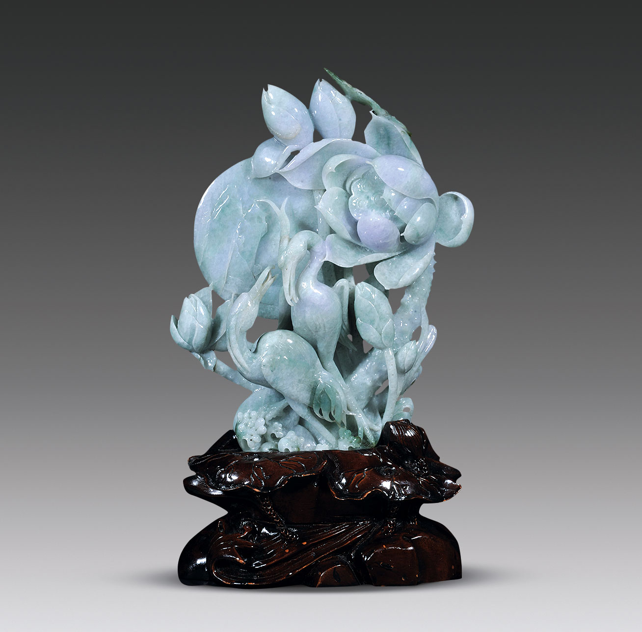 4007 翡翠花鸟摆件