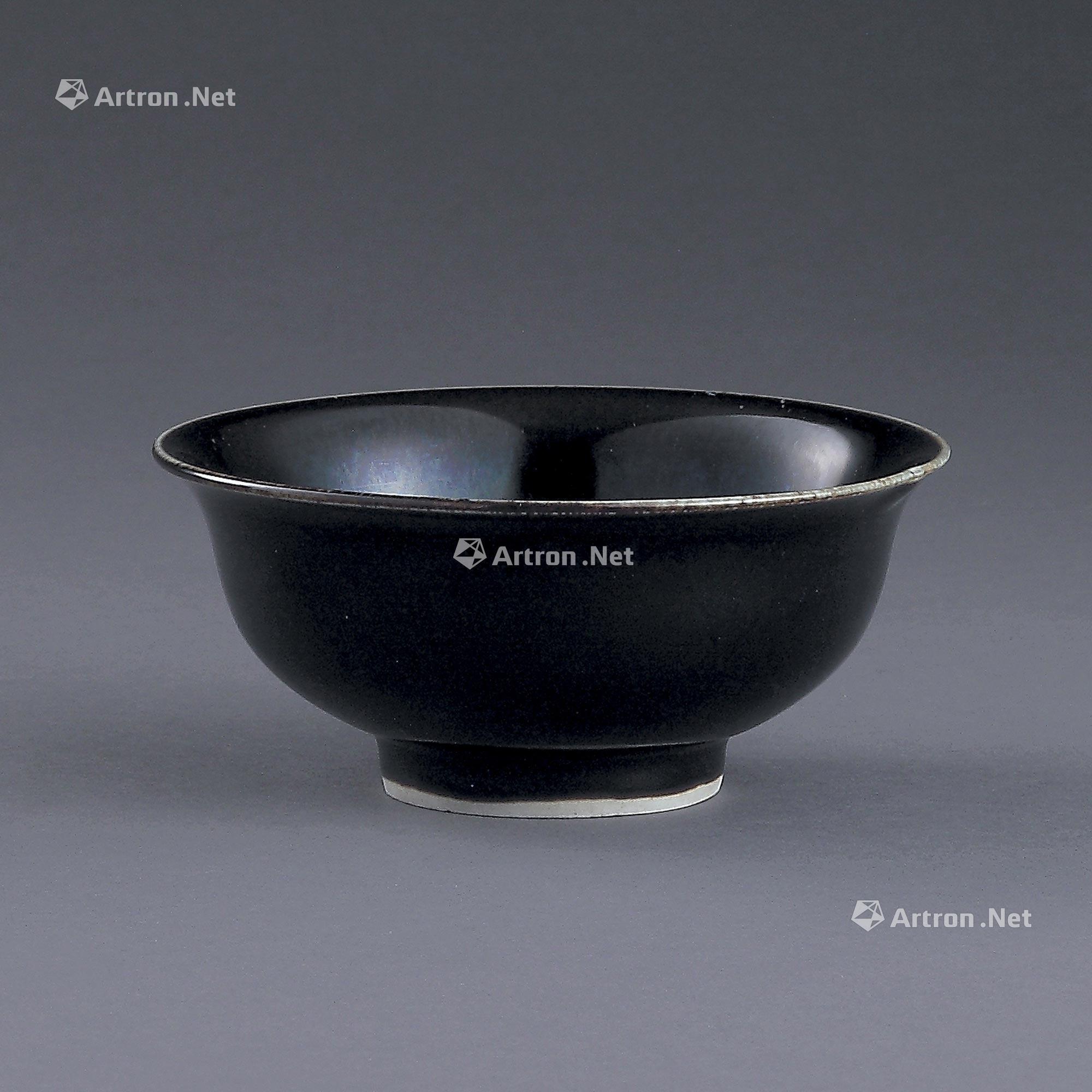 【明万历 乌金釉碗】拍卖品_图片_价格_鉴赏_明代单色釉瓷器_雅昌艺术