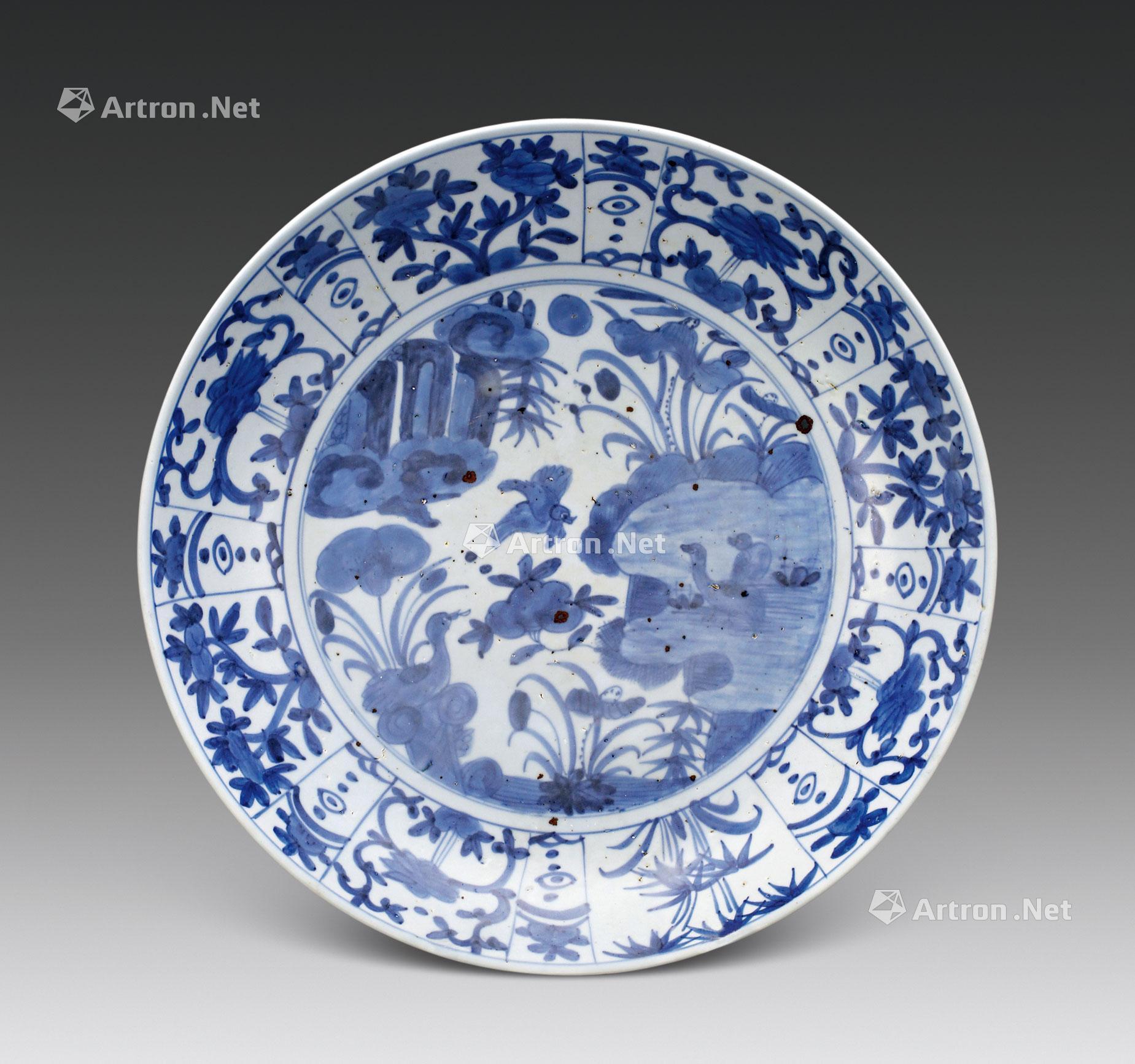 【明 青花大盘】拍卖品_图片_价格_鉴赏_明代青花瓷器_雅昌艺术品拍卖