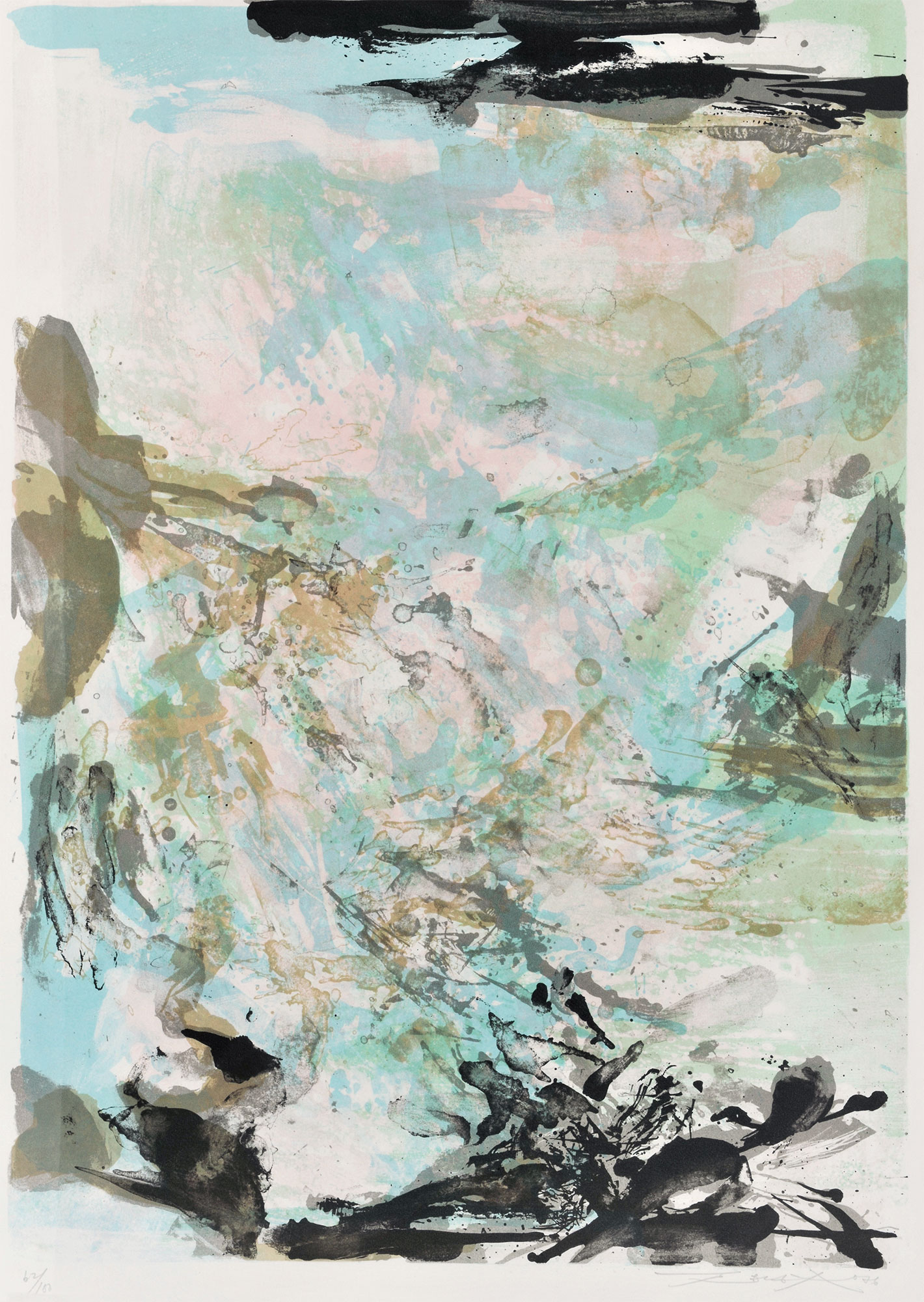 101251976年作无题纸本石版画62100