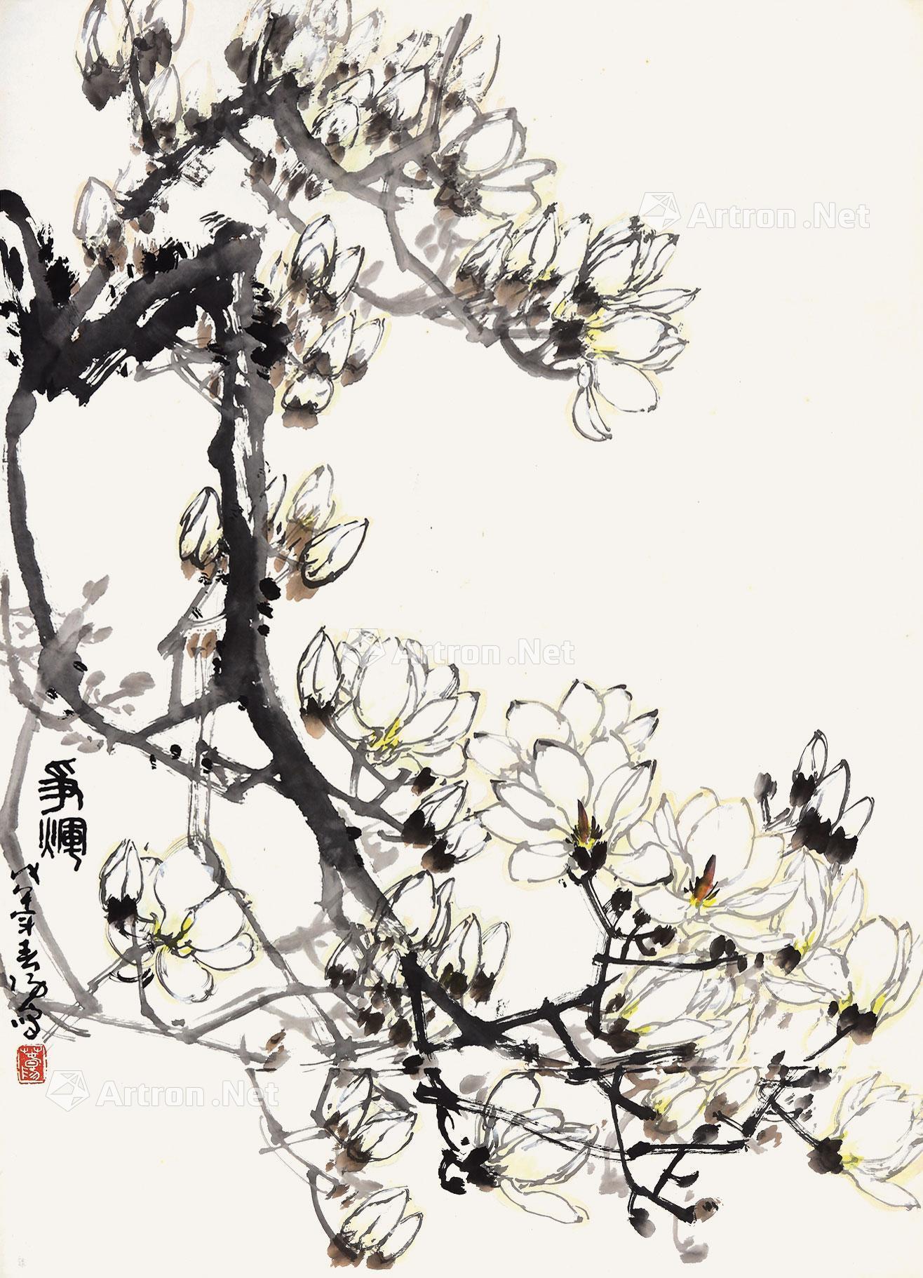 0426 1978年作 争辉 镜心 设色纸本