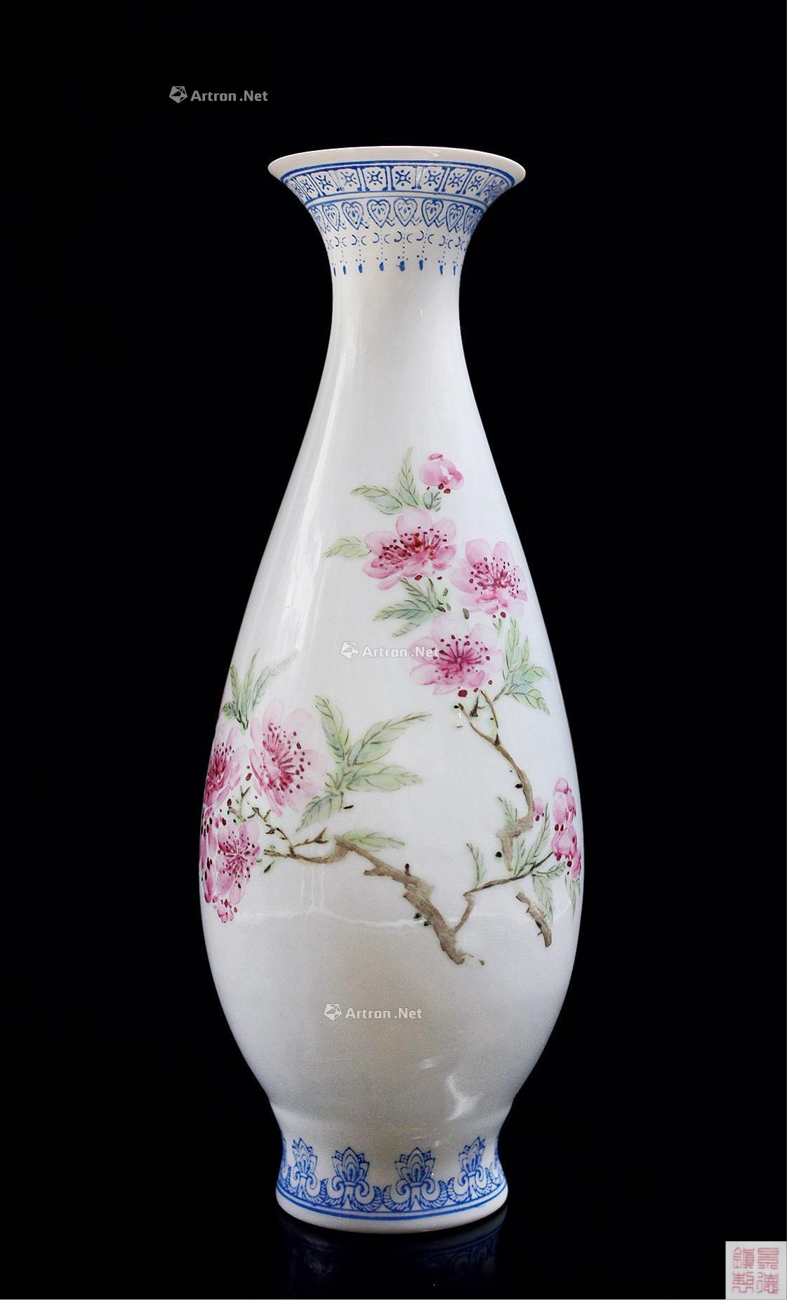 70年代薄胎瓷花瓶价图片