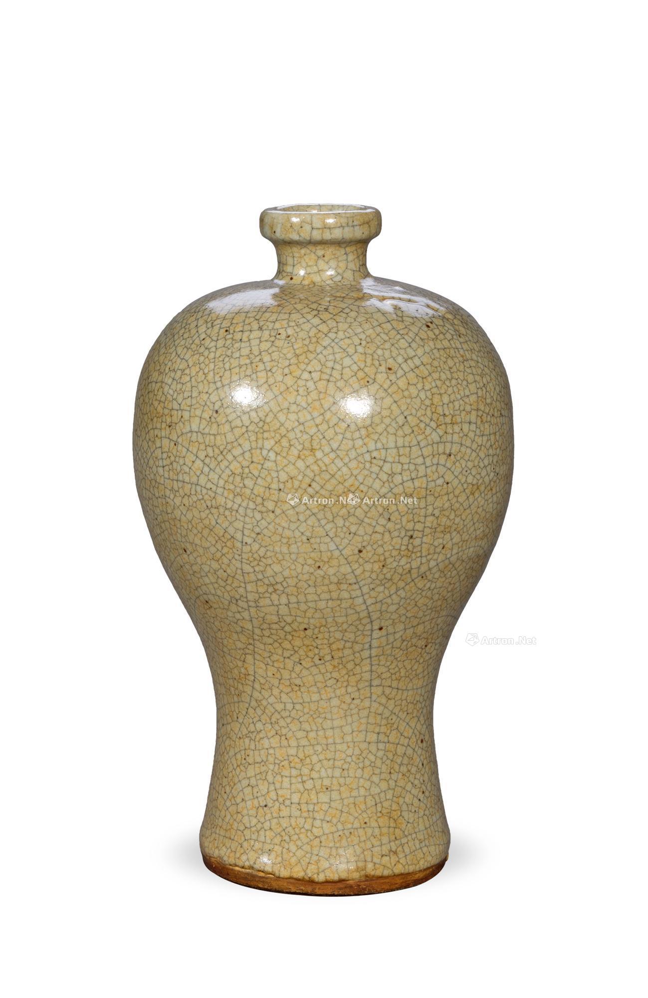 【明 仿哥釉梅瓶】拍卖品_图片_价格_鉴赏_明代单色釉瓷器_雅昌艺术品