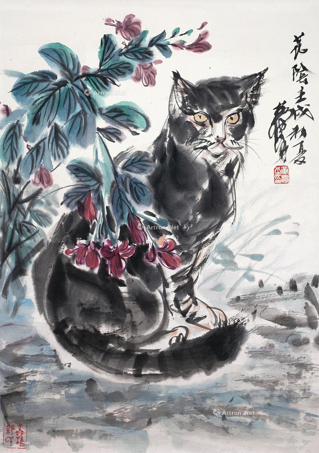 0185猫镜片纸本