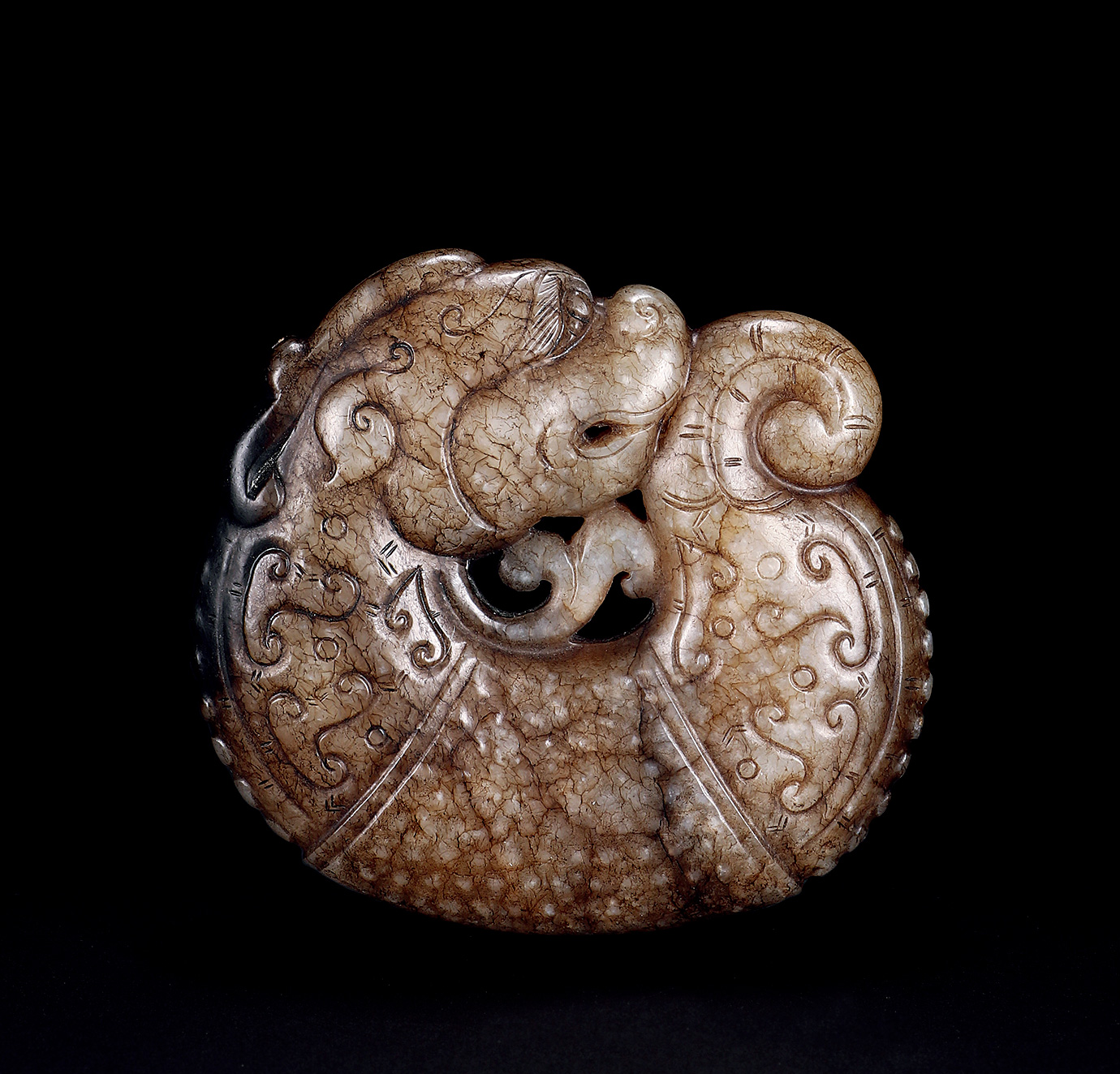 【明17世纪 玉龙珮】拍卖品_图片_价格_鉴赏_佩件_雅昌艺术品拍卖网