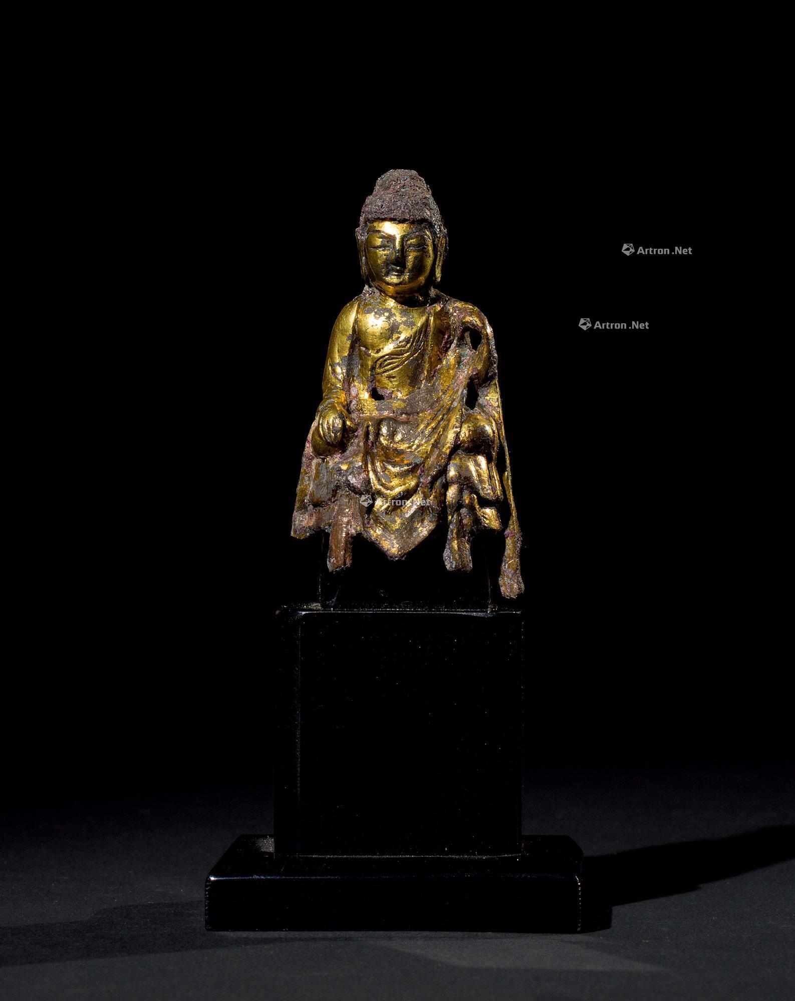 【唐代 铜鎏金佛坐像】拍卖品_图片_价格_鉴赏_佛教文物其它_雅昌艺术