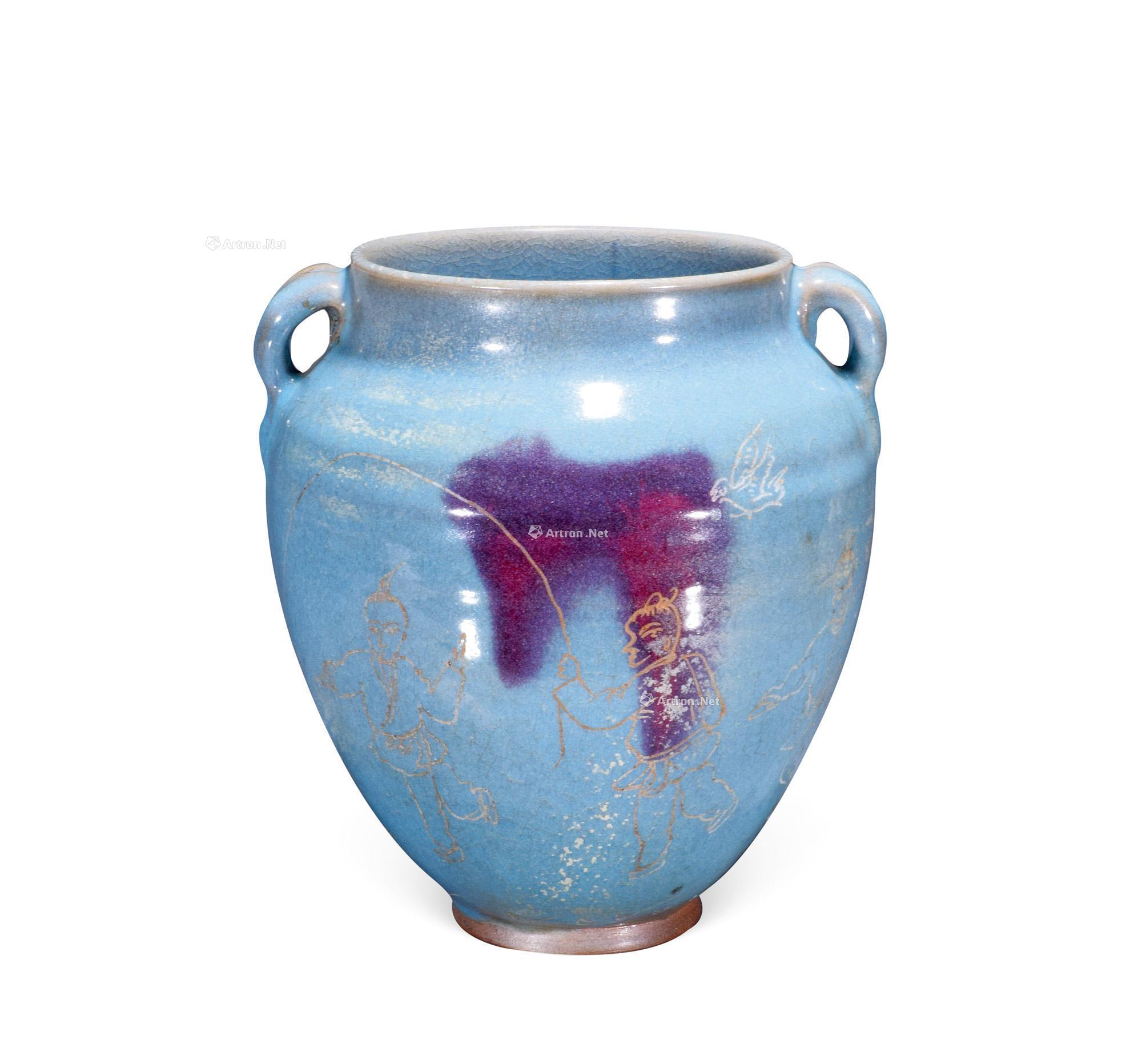 0331 宋 钧窑双系罐