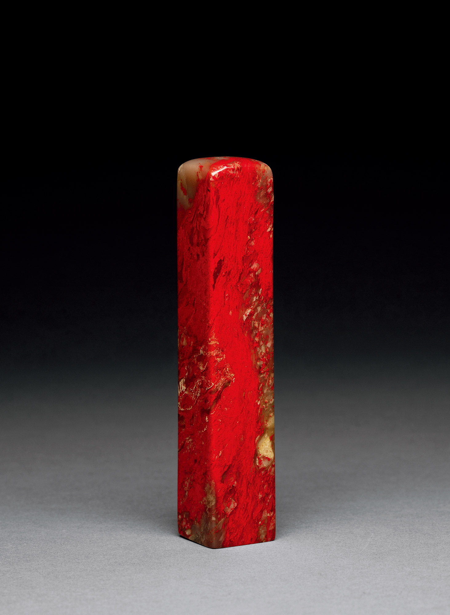 4425昌化鸡血石大红袍方章