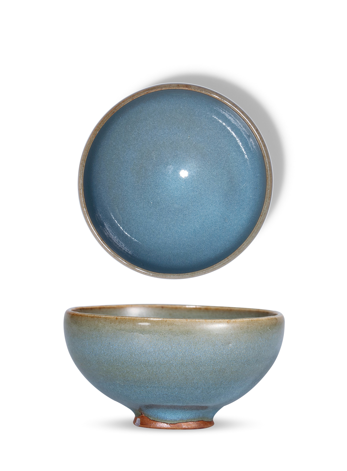 5805元钧窑月白釉小盏