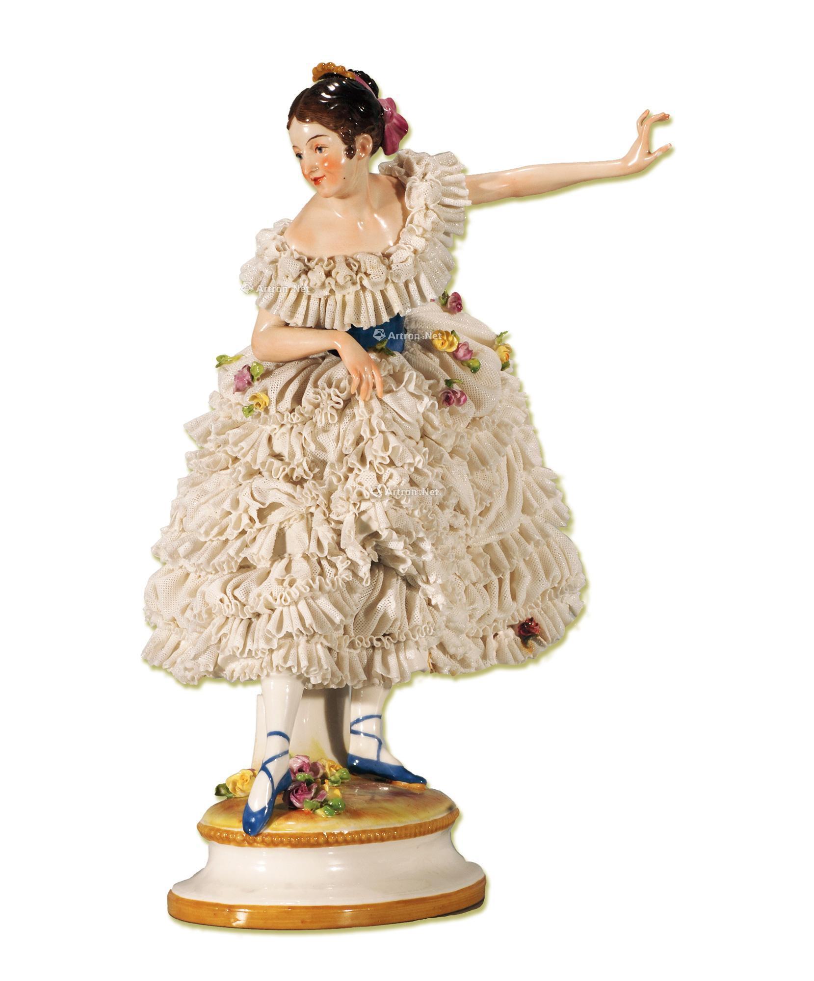 【20世纪 德累斯顿瓷塑"邀舞"】拍卖品_图片_价格