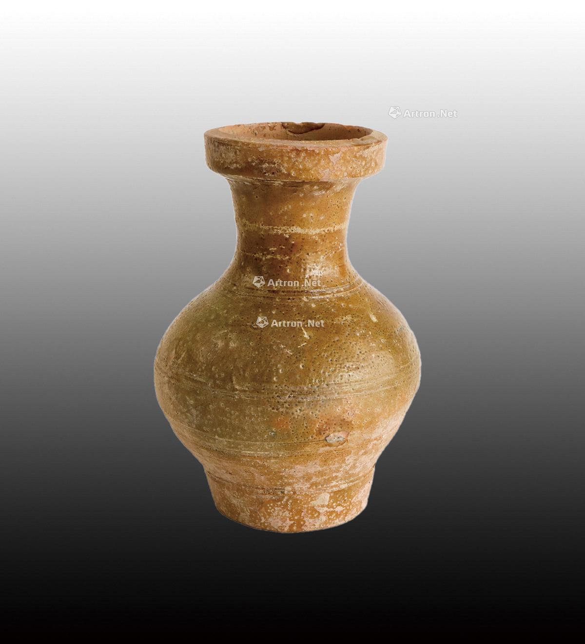 【黄釉盘口瓶 (一件)】拍卖品_图片_价格_鉴赏_现当代及其它瓷器_雅昌