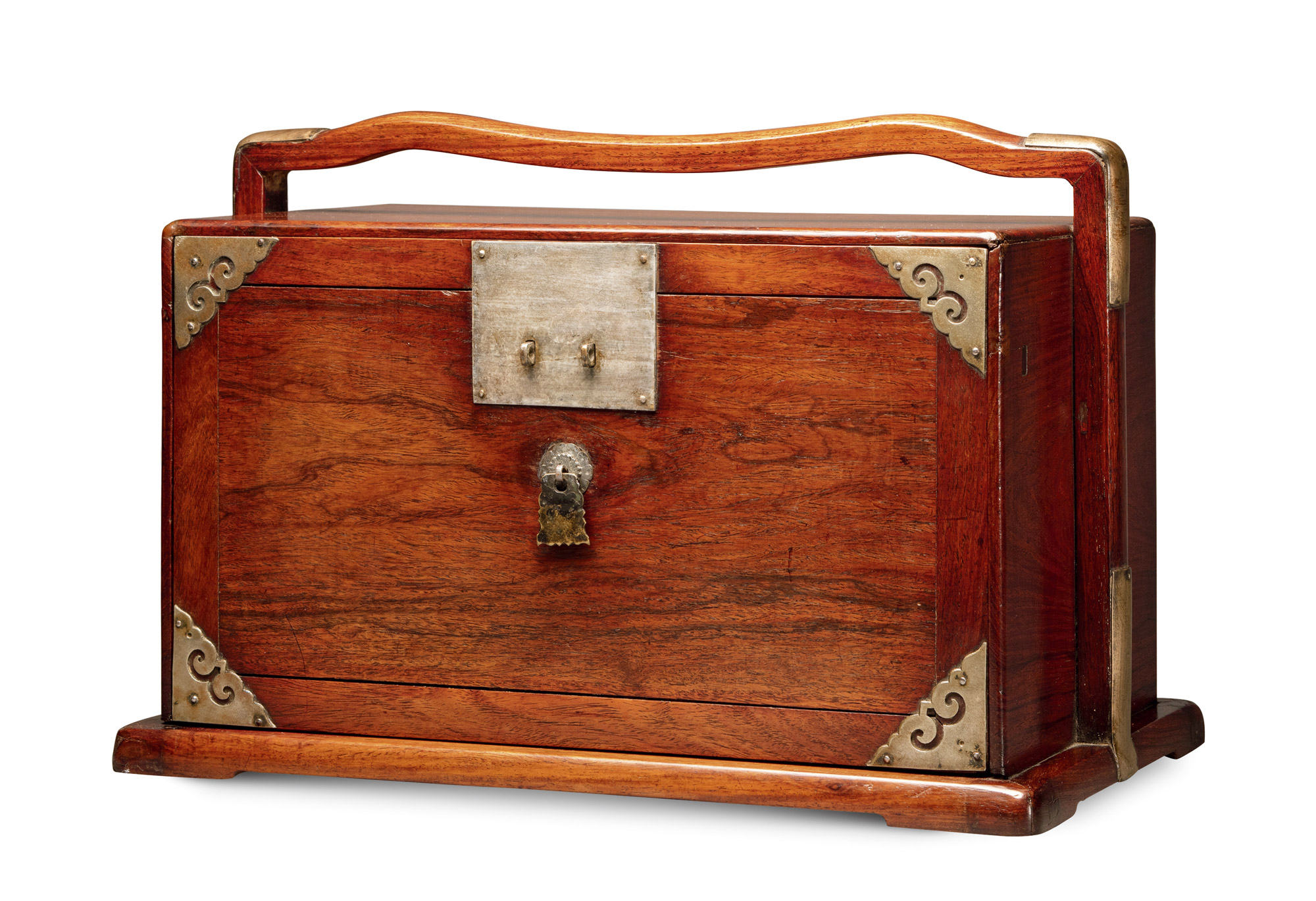 4139明晚期黄花梨有提梁七屉药箱