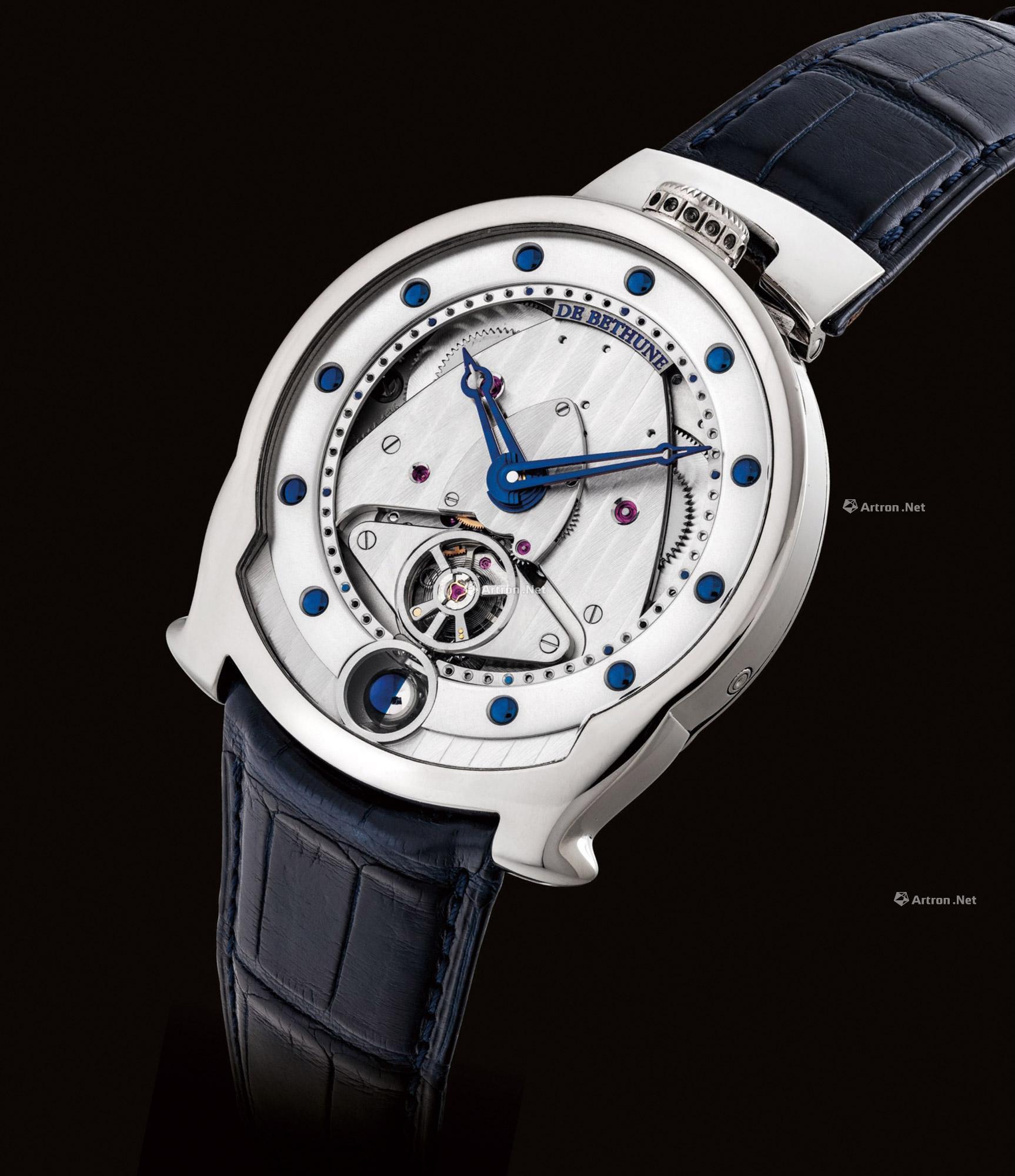 2287 de bethune,精细,18k白金腕表