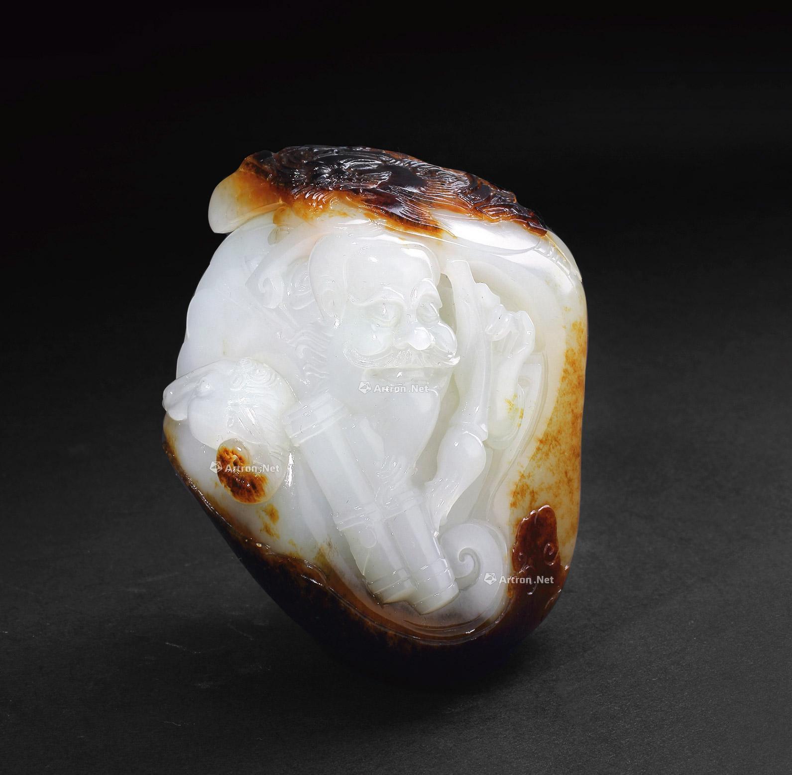 【崔磊 苏武牧羊 白玉把件】拍卖品_图片_价格_鉴赏_佩件_雅昌艺术品