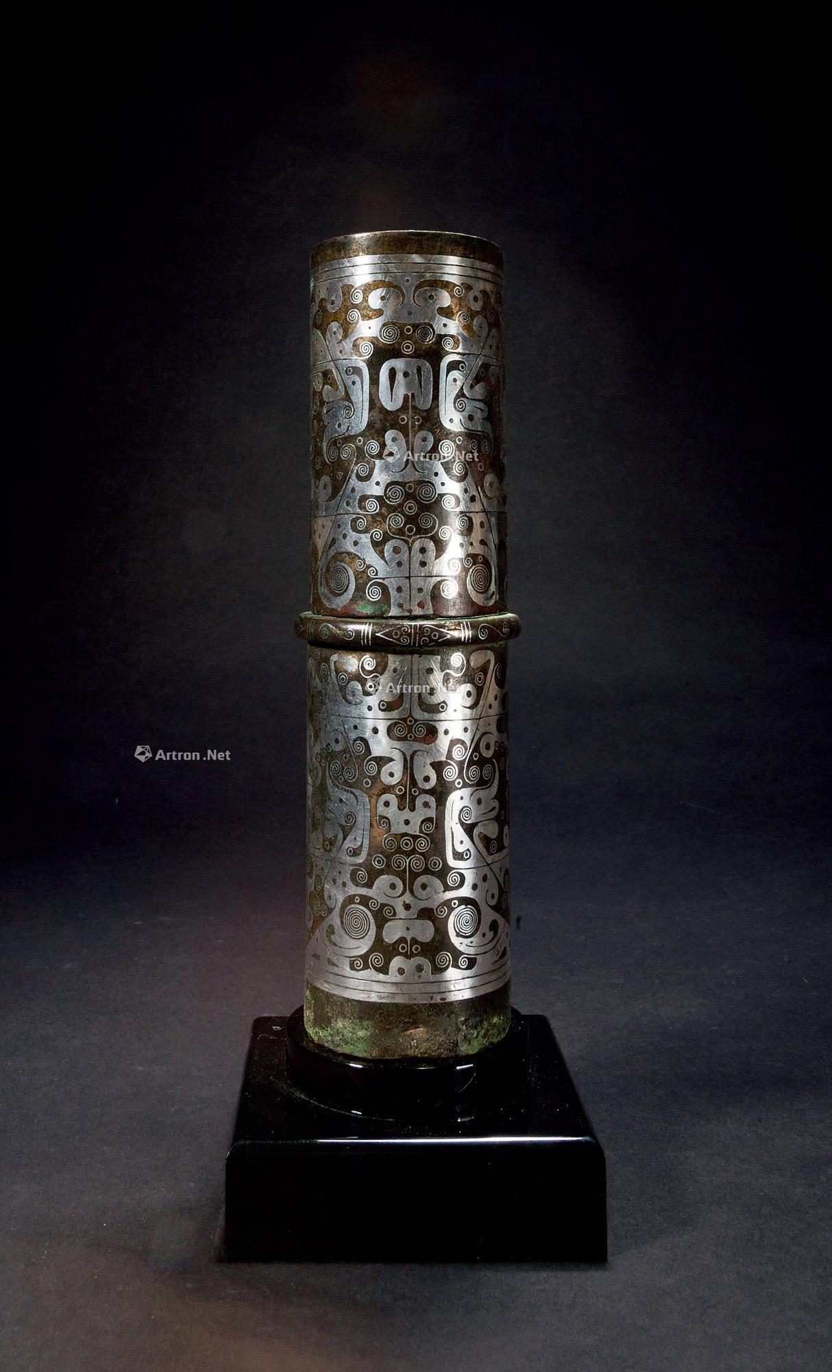 8099 战国 错金银伞柄輗