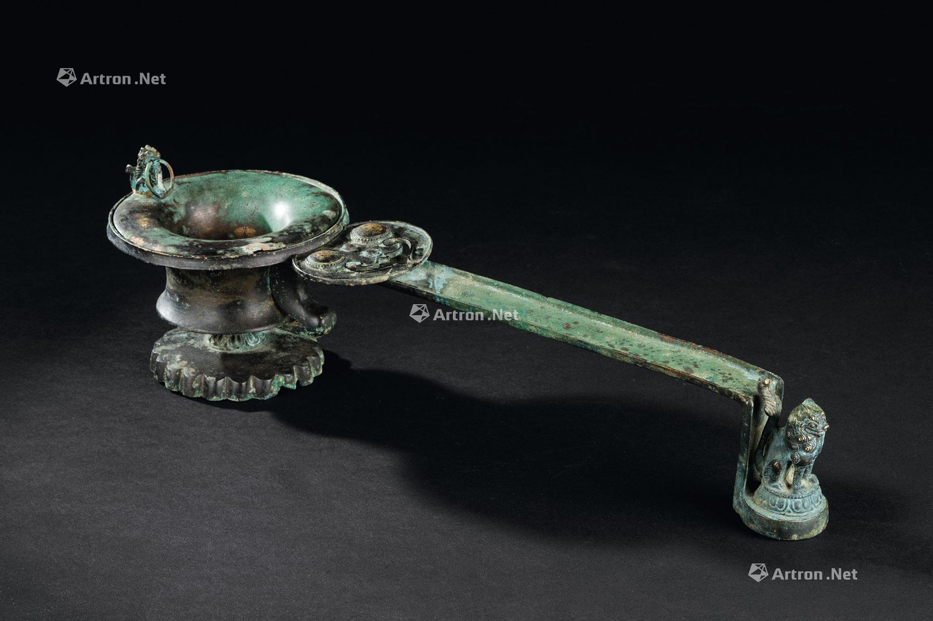 【唐代 青铜瑞狮纹行炉】拍卖品_图片_价格_鉴赏_青铜器_雅昌艺术品