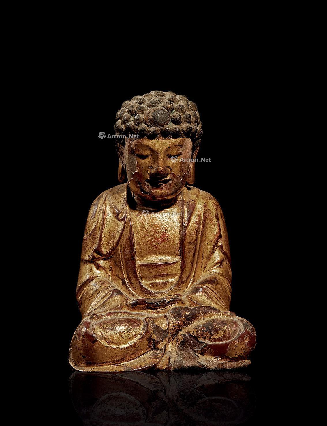【明 檀香木释迦摩尼佛】拍卖品_图片_价格_鉴赏_木雕_雅昌艺术品拍卖